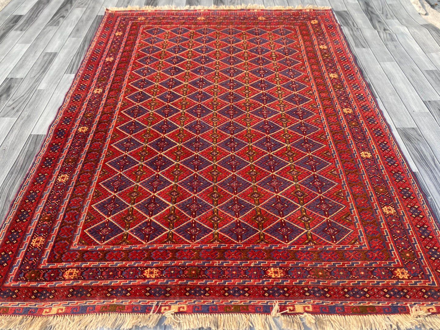 (Copy) Handmade Afghan Tribal Meshwani Rug 204x152 cm KAS#775