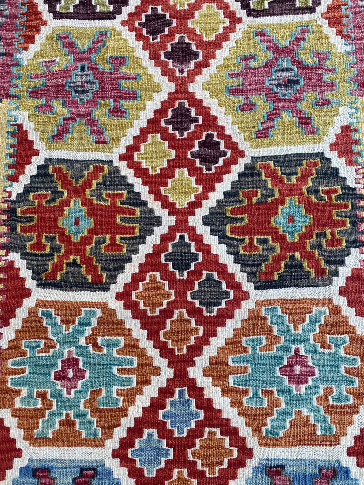 Handmade Flat Weave Kilim Rug ( 392 cm x 82 cm )