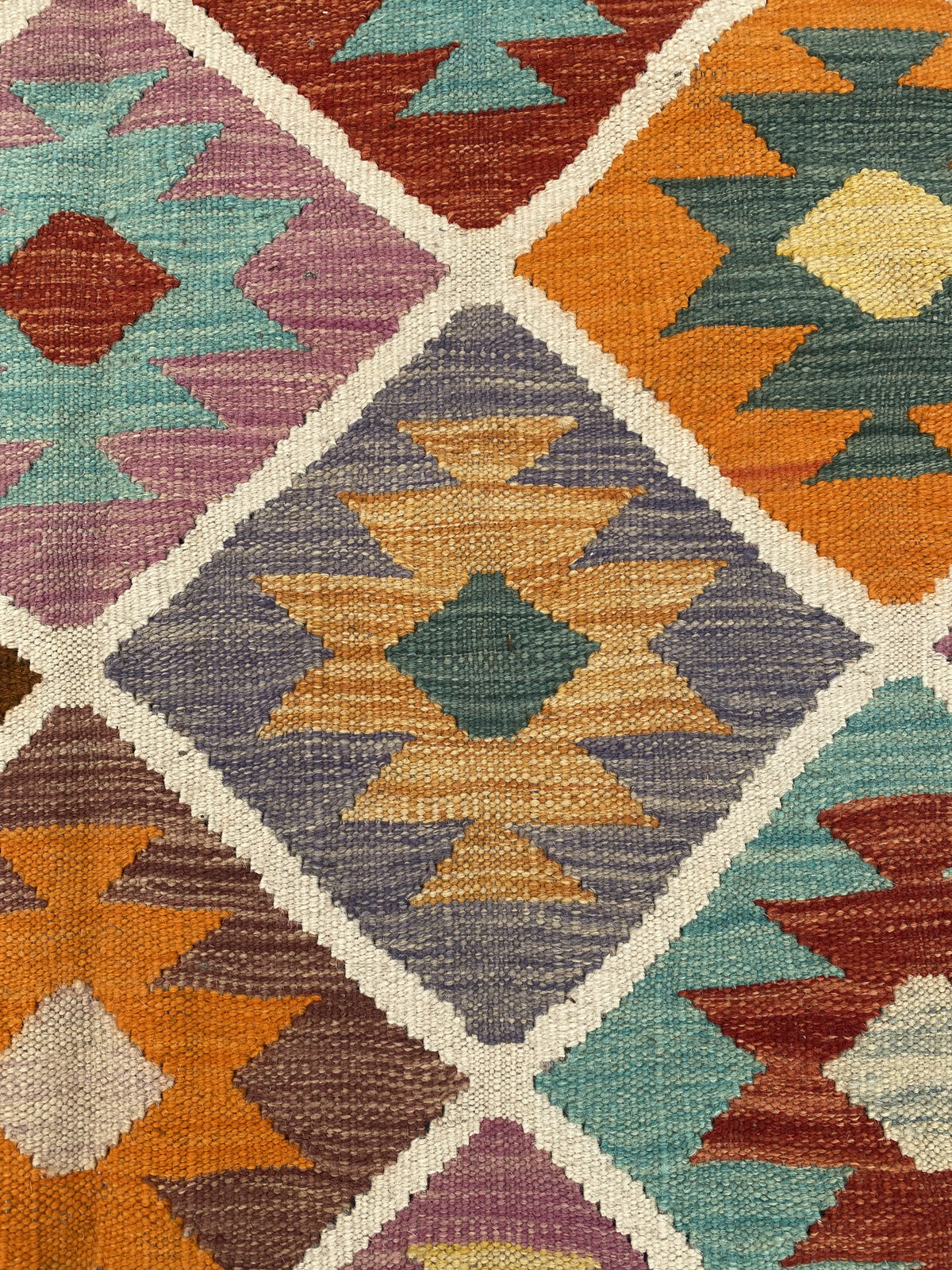 Handmade Flat Weave Kilim Rug |302 CM x 198 CM KSD#209