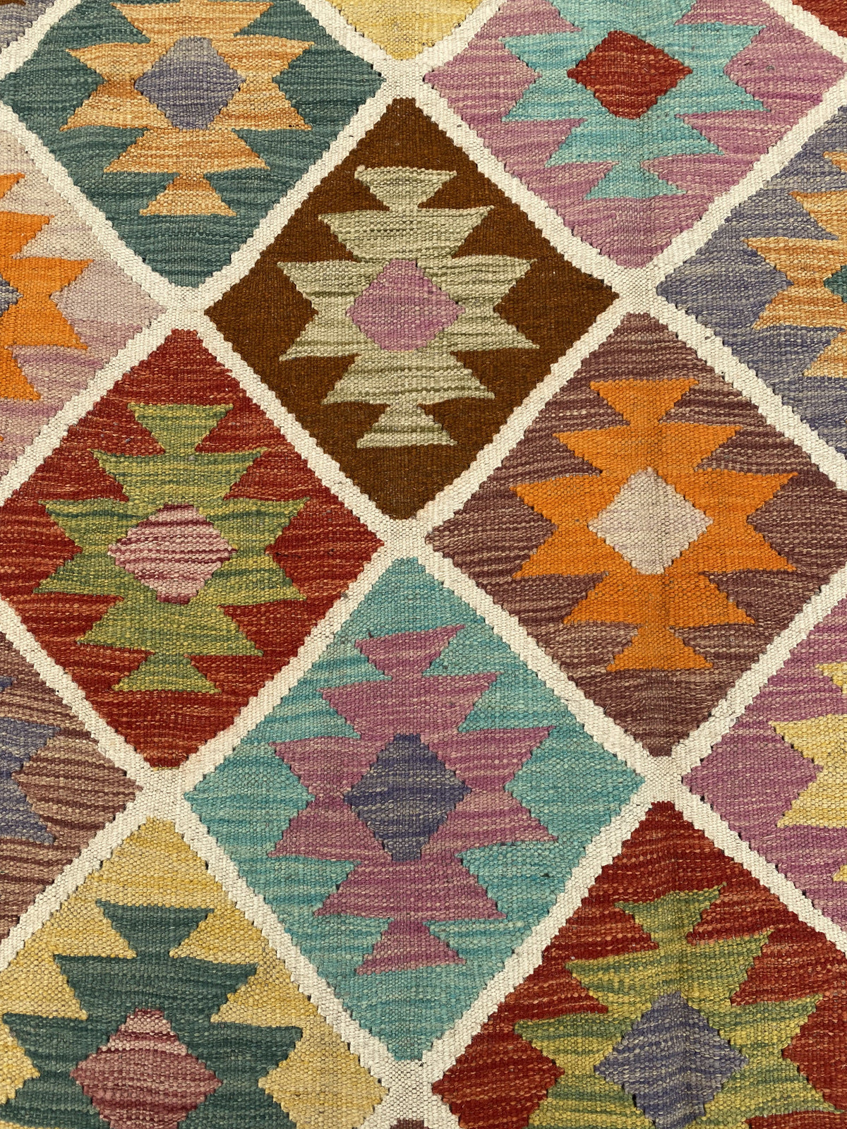 Handmade Flat Weave Kilim Rug |302 CM x 198 CM KSD#209
