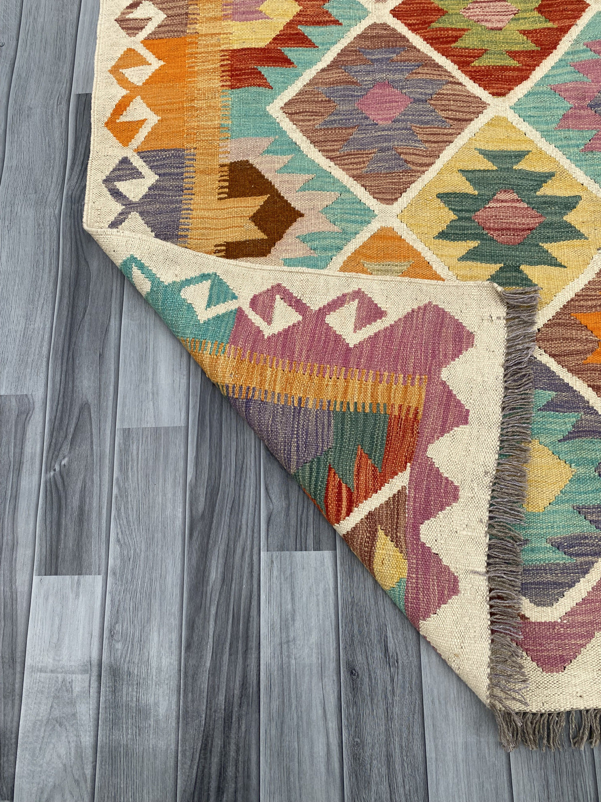 Handmade Flat Weave Kilim Rug |302 CM x 198 CM KSD#209