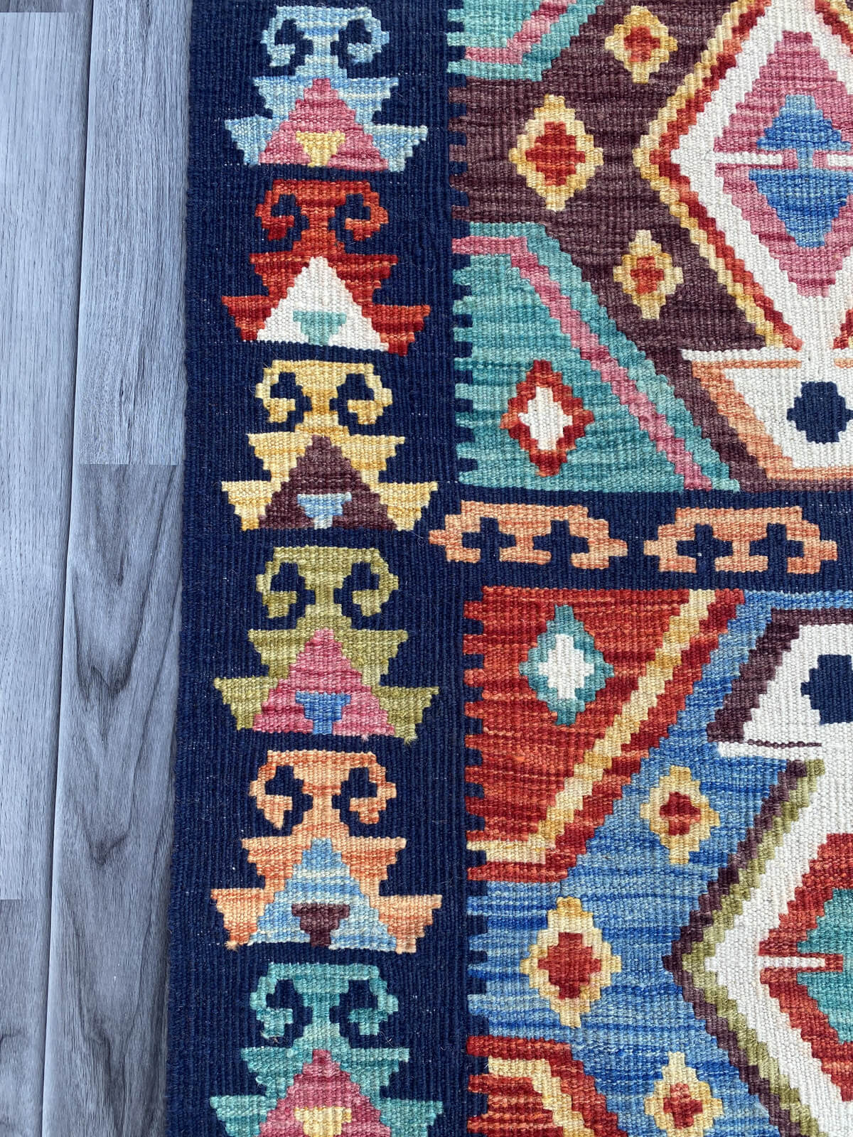 Handmade Flat Weave Kilim Rug ( 493 cm x 84 cm )
