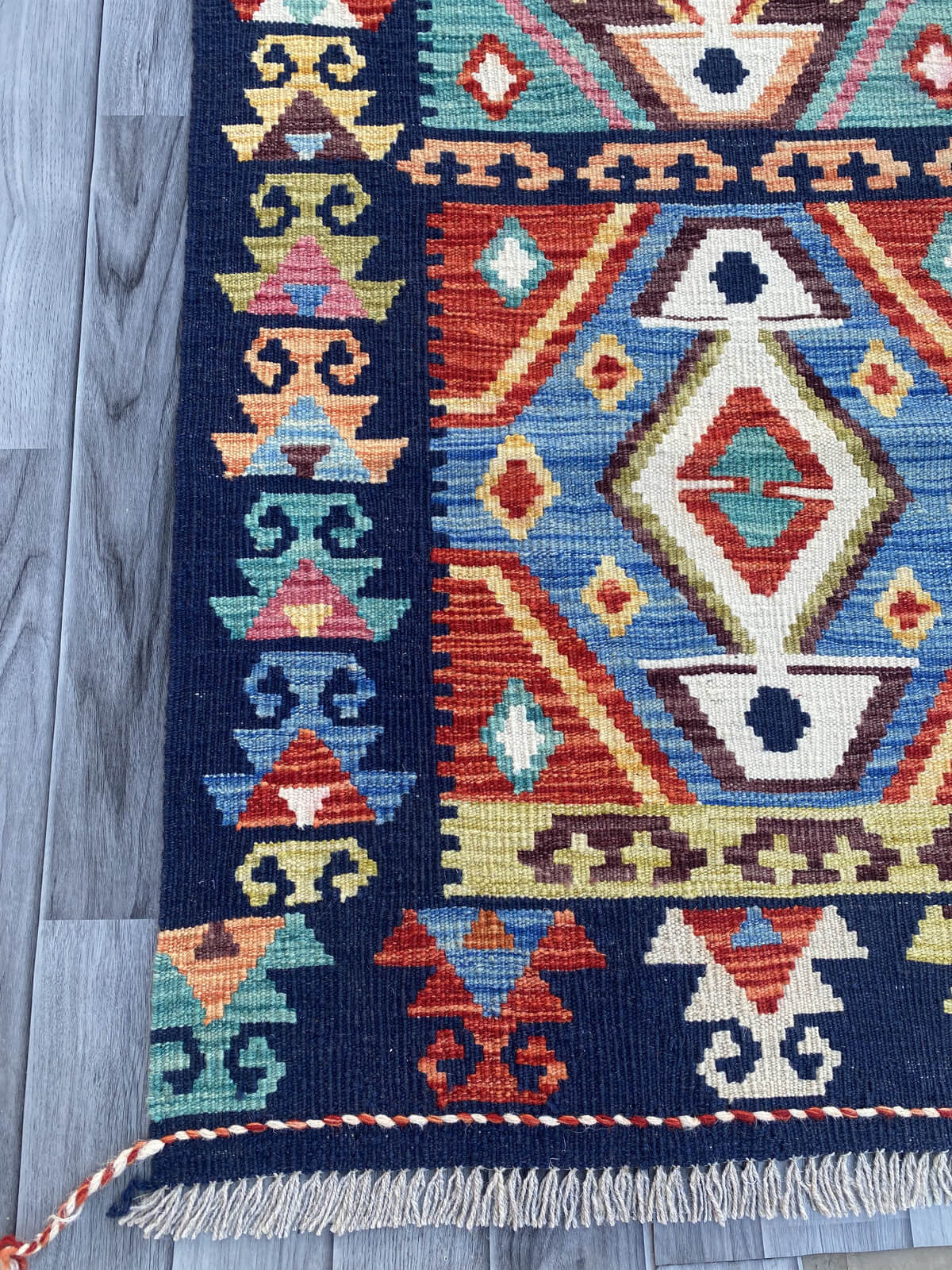 Handmade Flat Weave Kilim Rug ( 493 cm x 84 cm )