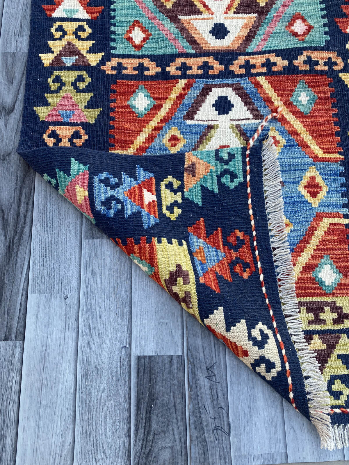 Handmade Flat Weave Kilim Rug ( 493 cm x 84 cm )