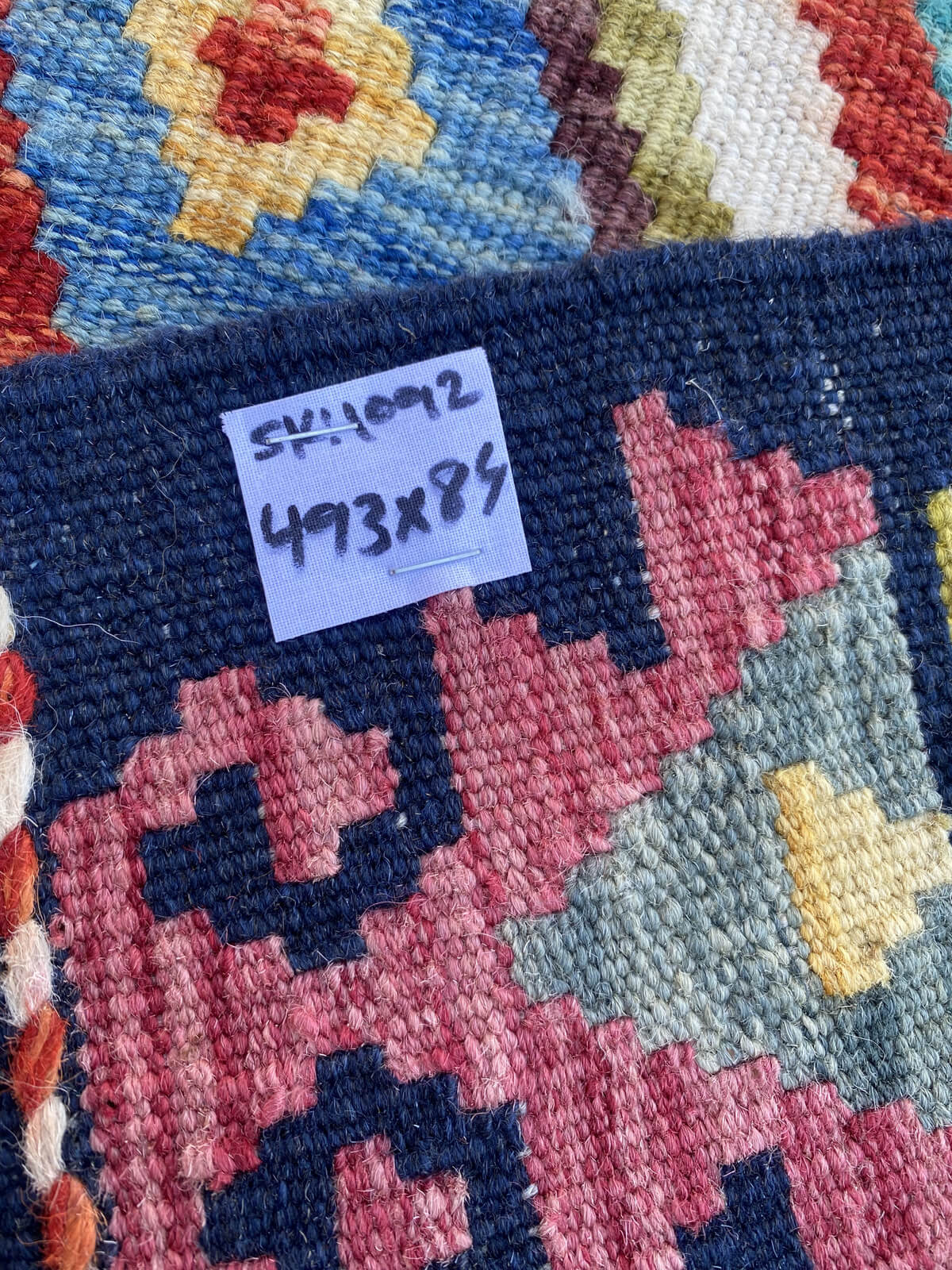 Handmade Flat Weave Kilim Rug ( 493 cm x 84 cm )
