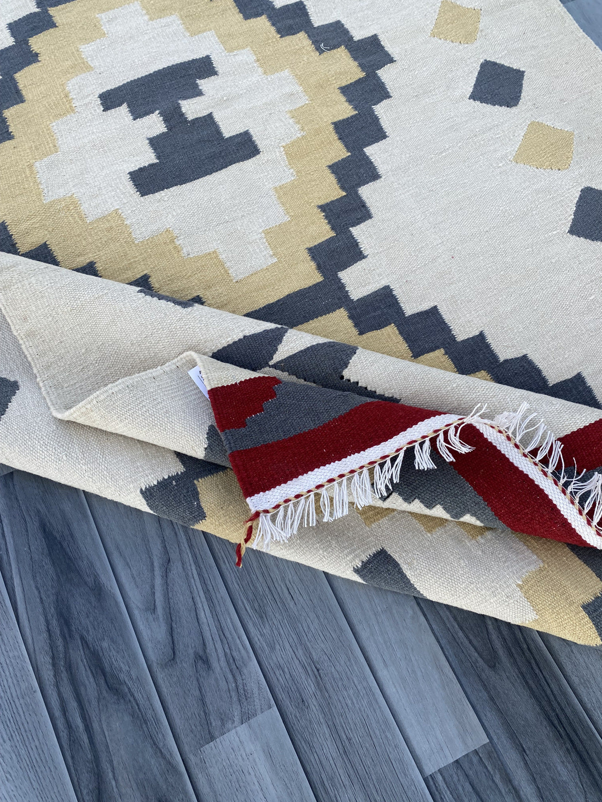 Handmade Flat Weave Kilim Rug |230 CM x 120 CM KSD#994