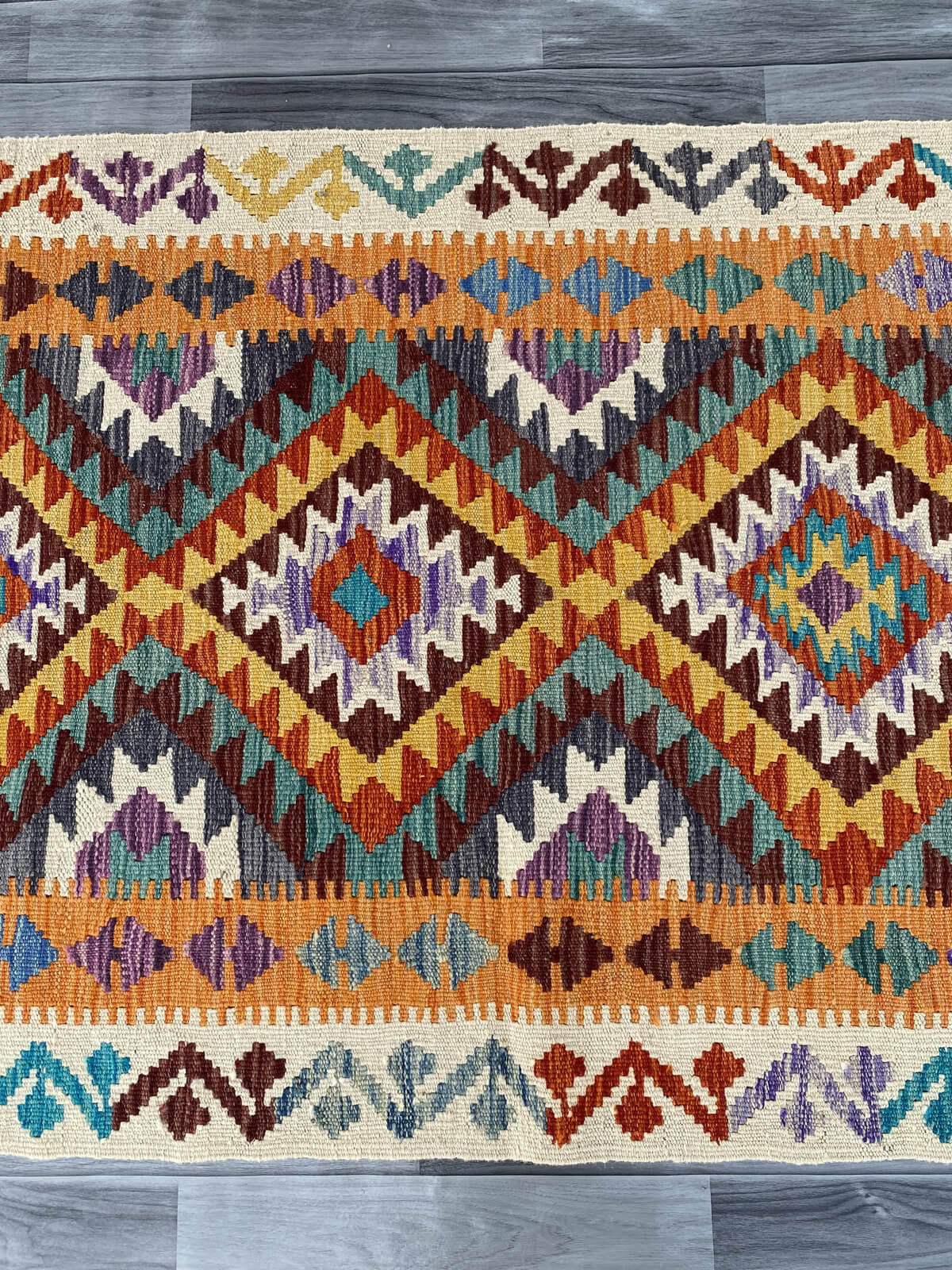 Handmade Afghan Chobi Kilim Rug 161x98 cm KAS#731