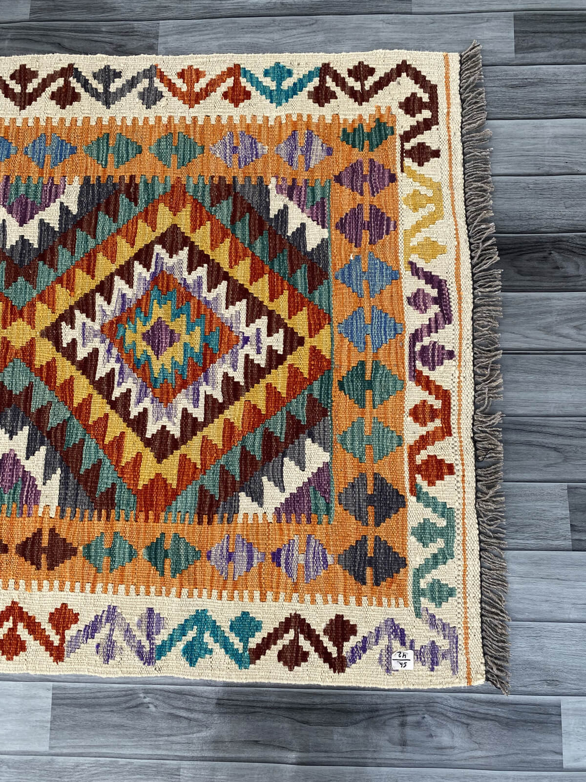 Handmade Afghan Chobi Kilim Rug 161x98 cm KAS#731