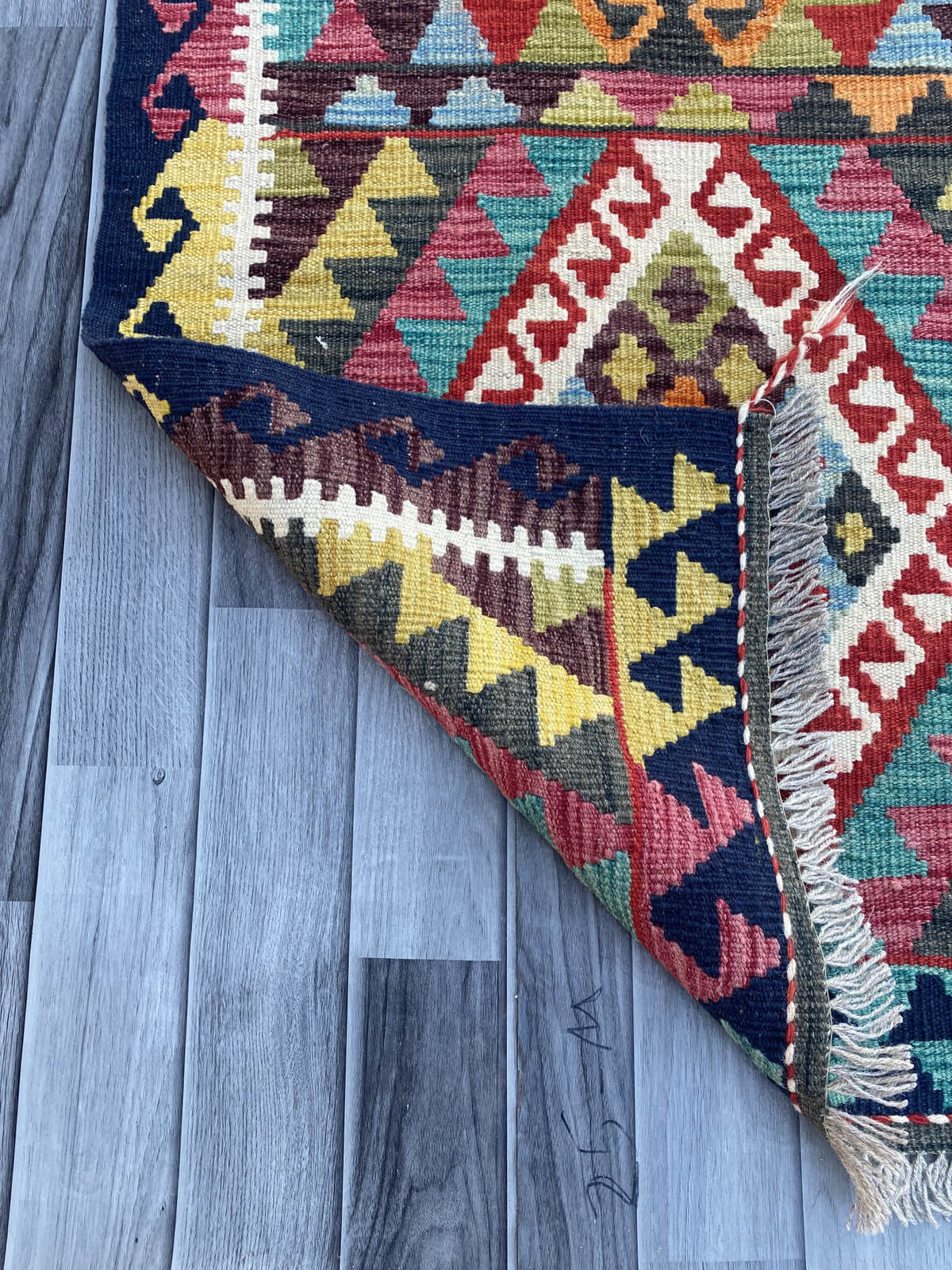 Handmade Flat Weave Kilim Rug ( 488 cm x 81 cm )