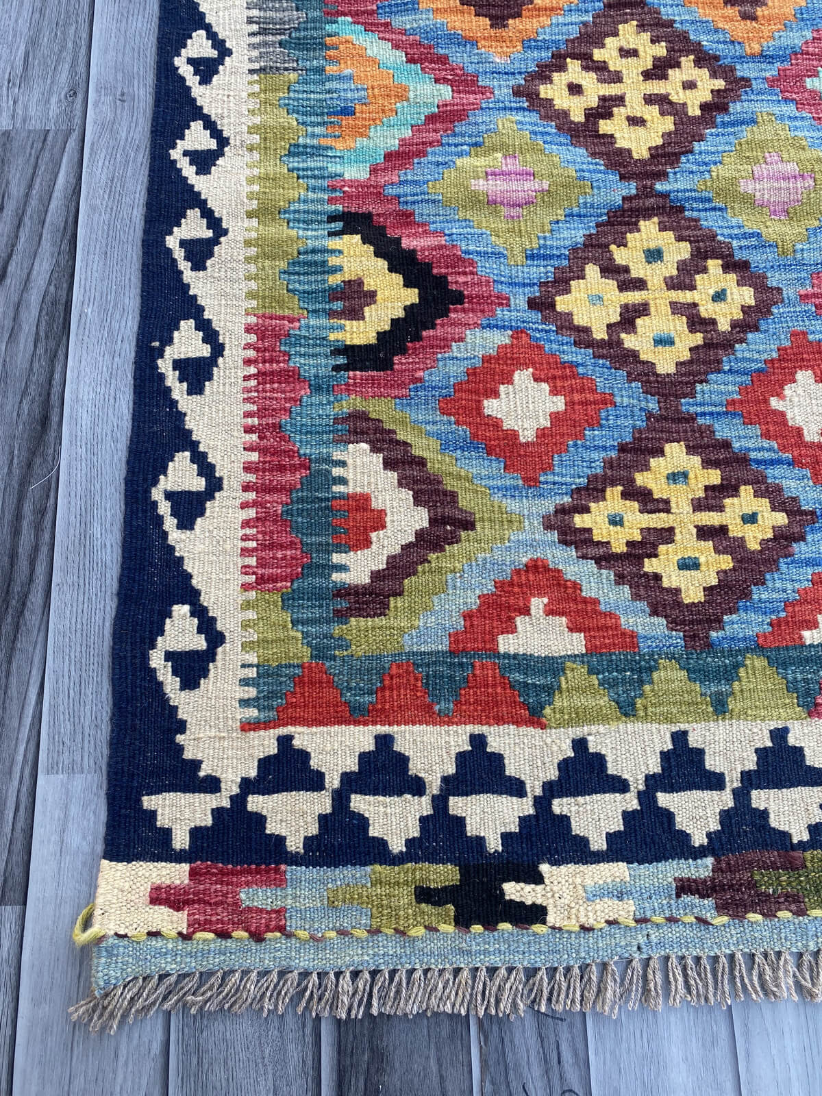 Handmade Flat Weave Kilim Rug ( 515 cm x 82 cm )
