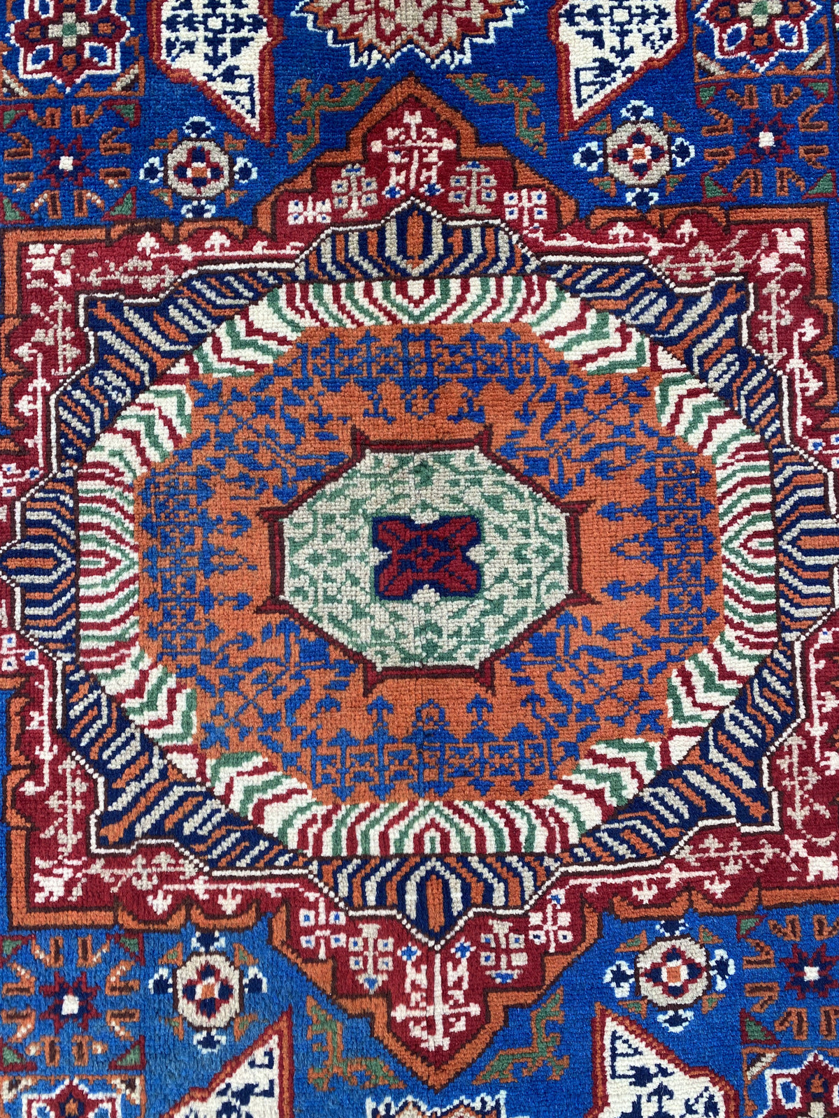 Hand Woven Afghan Traditional Wool Rug | 210 CM x 144 CM KSD#996