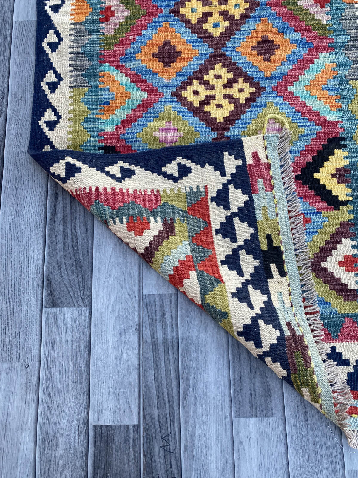 Handmade Flat Weave Kilim Rug ( 515 cm x 82 cm )