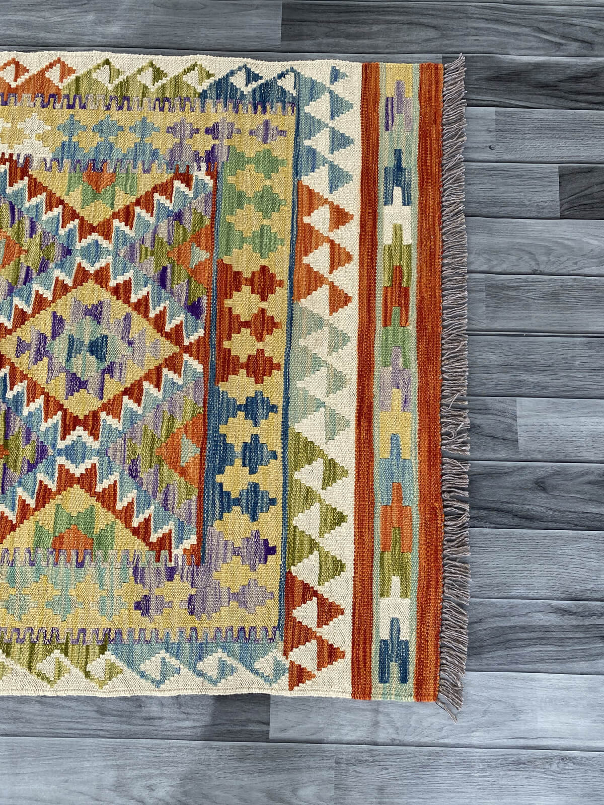 Handmade Afghan Chobi Kilim Rug 152x101 cm KAS#733