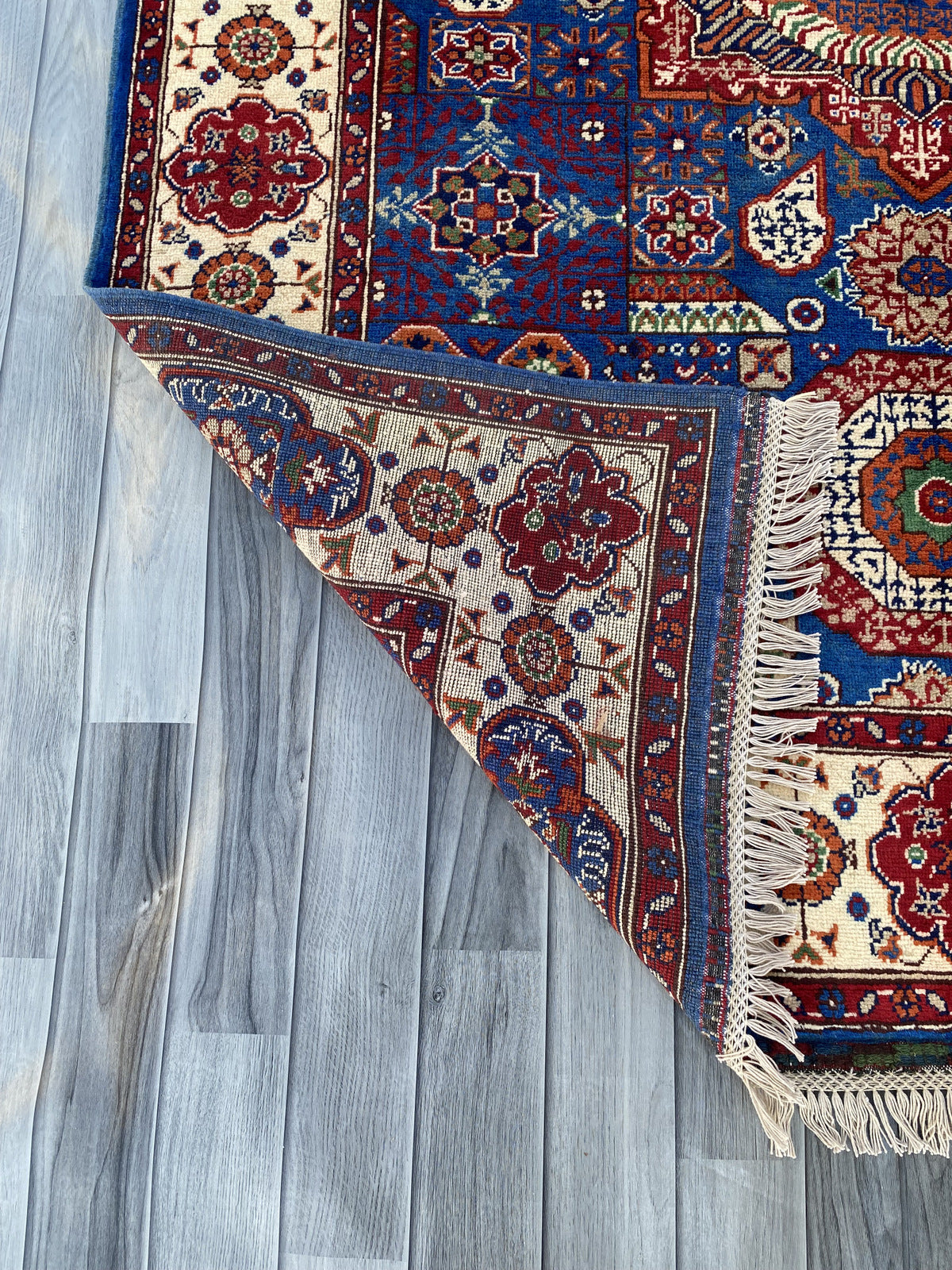 Hand Woven Afghan Traditional Wool Rug | 210 CM x 144 CM KSD#996