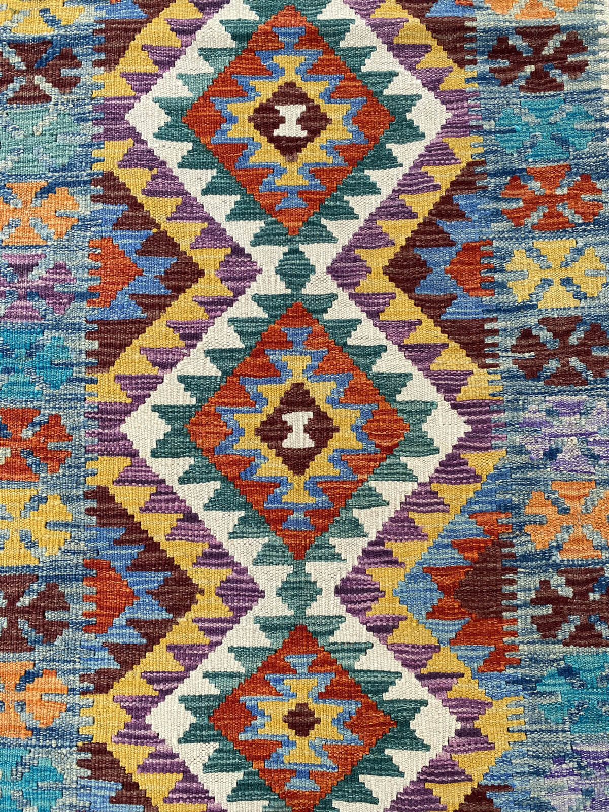 Handmade Afghan Chobi Kilim Rug 148x101 cm KAS#737