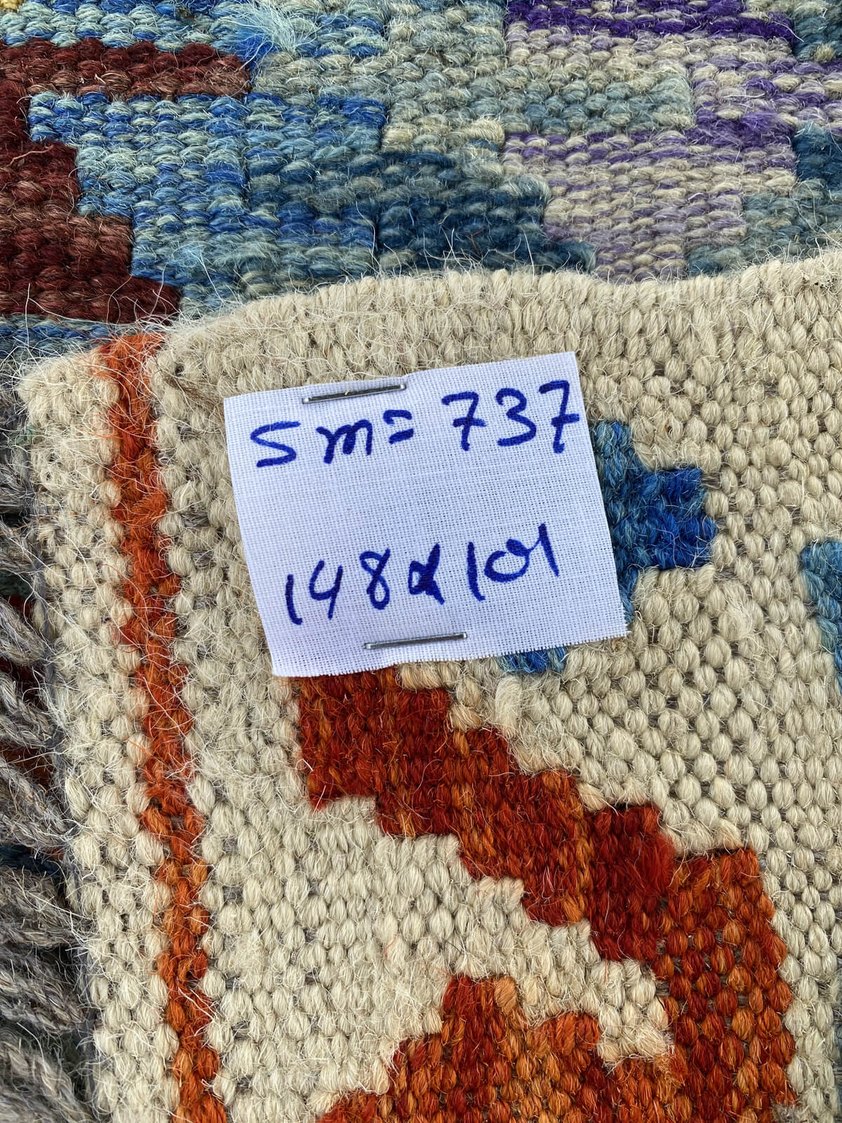 Handmade Afghan Chobi Kilim Rug 148x101 cm KAS#737