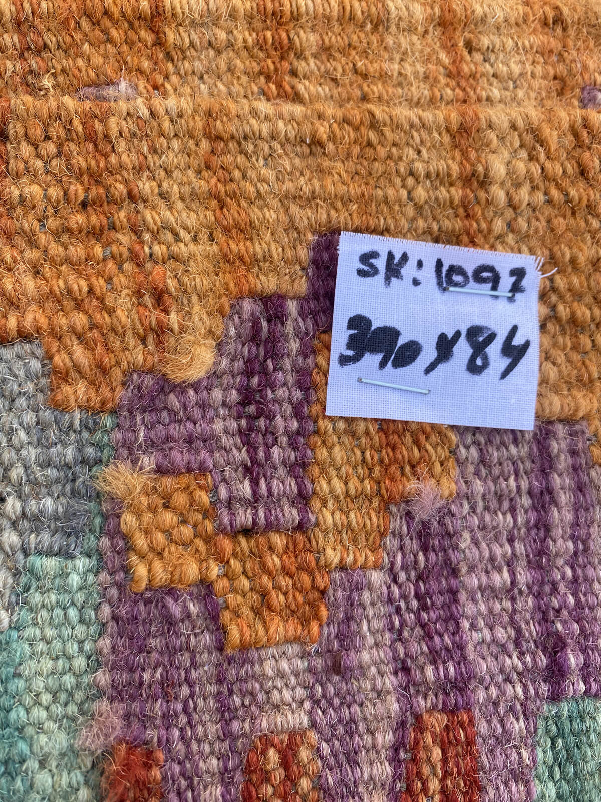 Handmade Flat Weave Kilim Rug ( 390 cm x 84 cm )