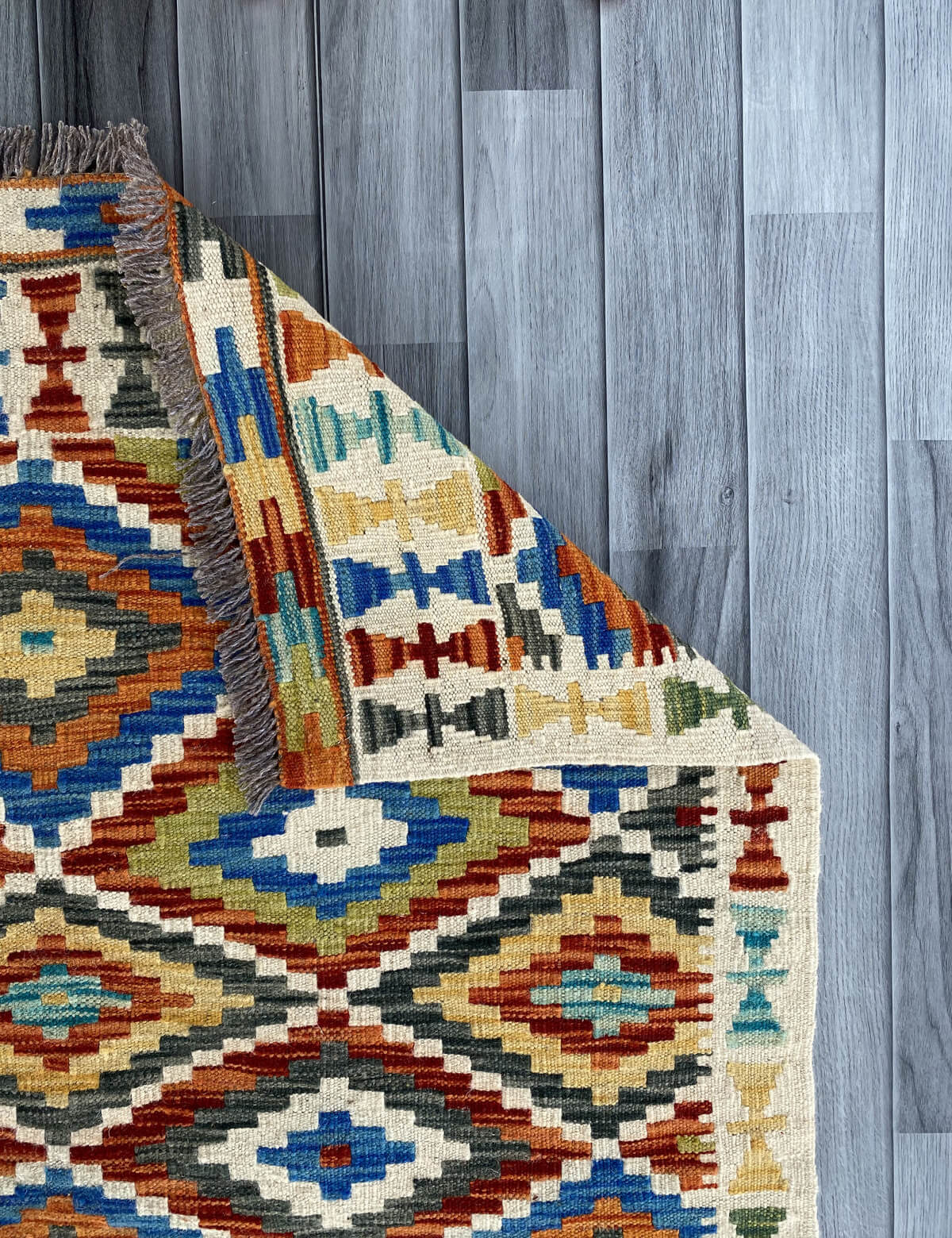 Handmade Afghan Chobi Kilim Rug 146x109 cm KAS#738
