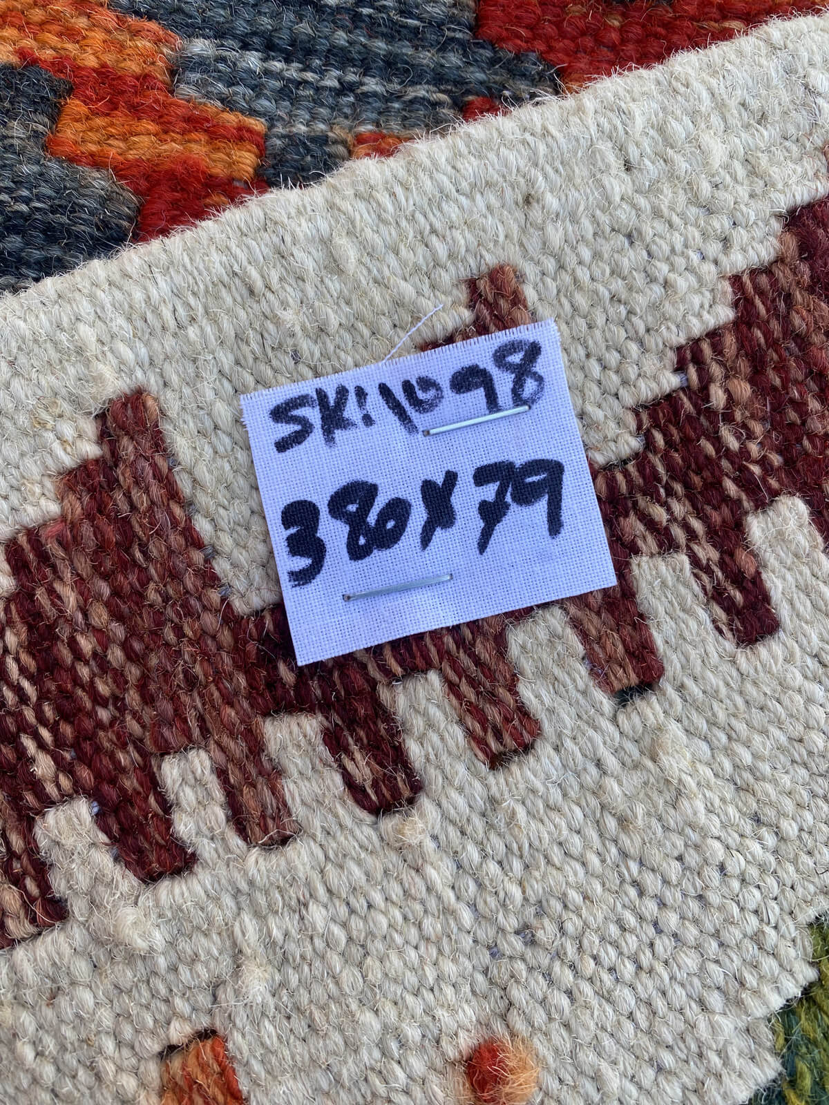 Handmade Flat Weave Kilim Rug ( 380 cm x 79 cm )