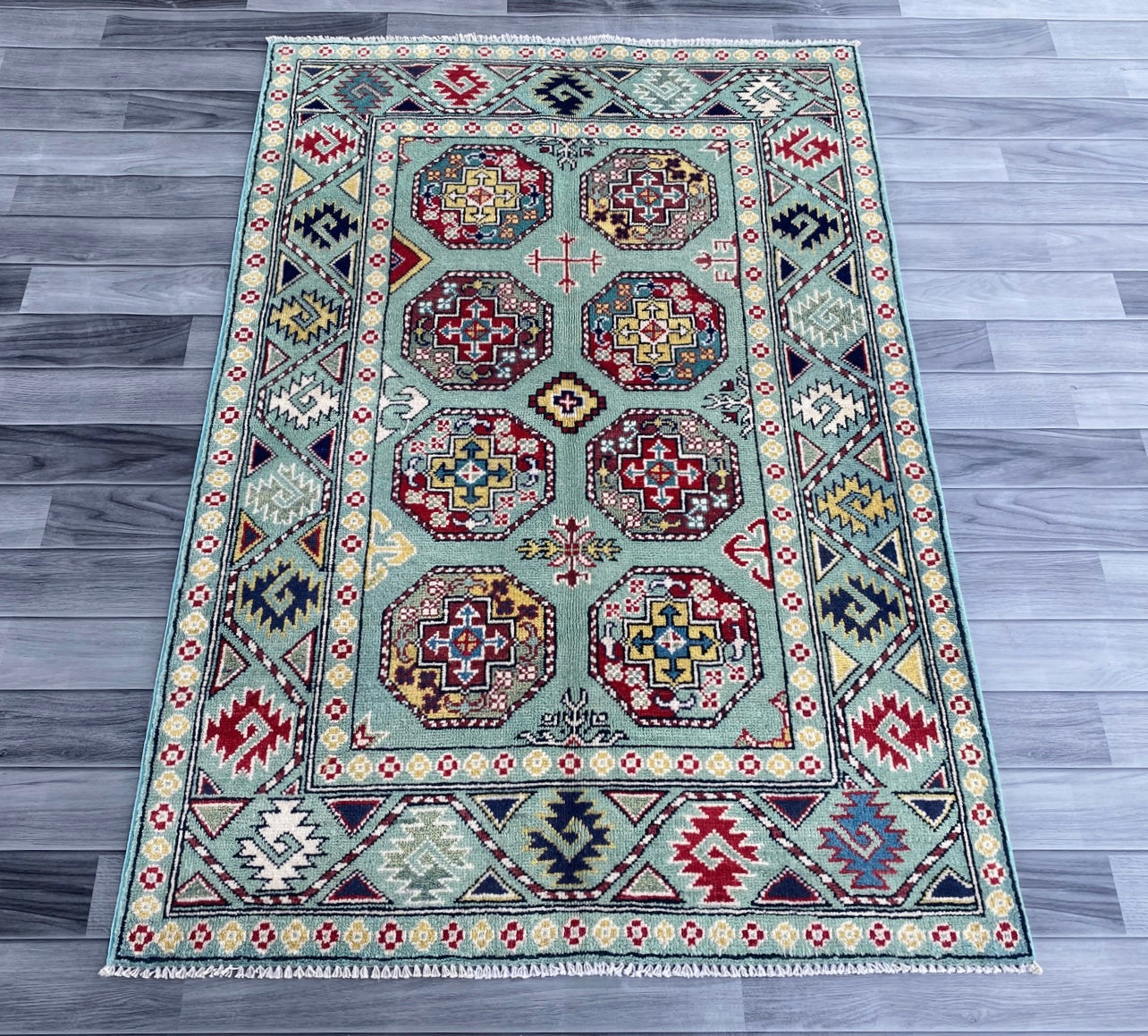 Handmade Traditional Kazak Rug 151 CM x 105 CM ( SS#114)