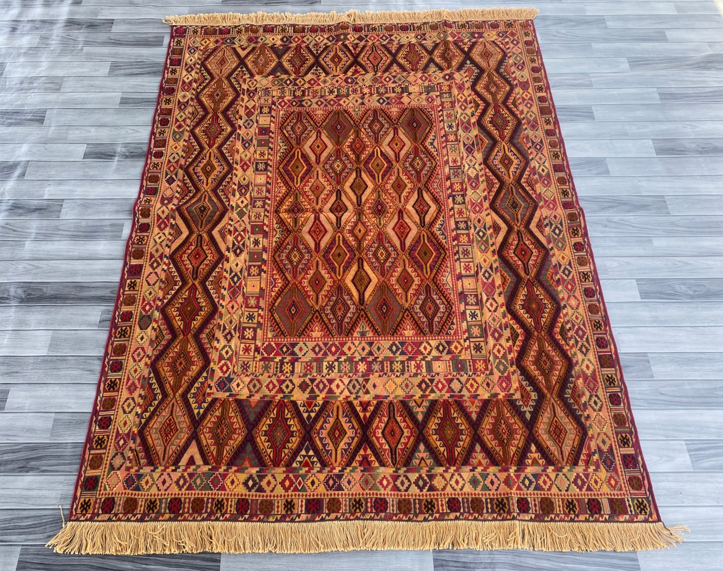 Handmade Fine Quality Meshwani Rug 225 CM x 175 CM ( SS#107)