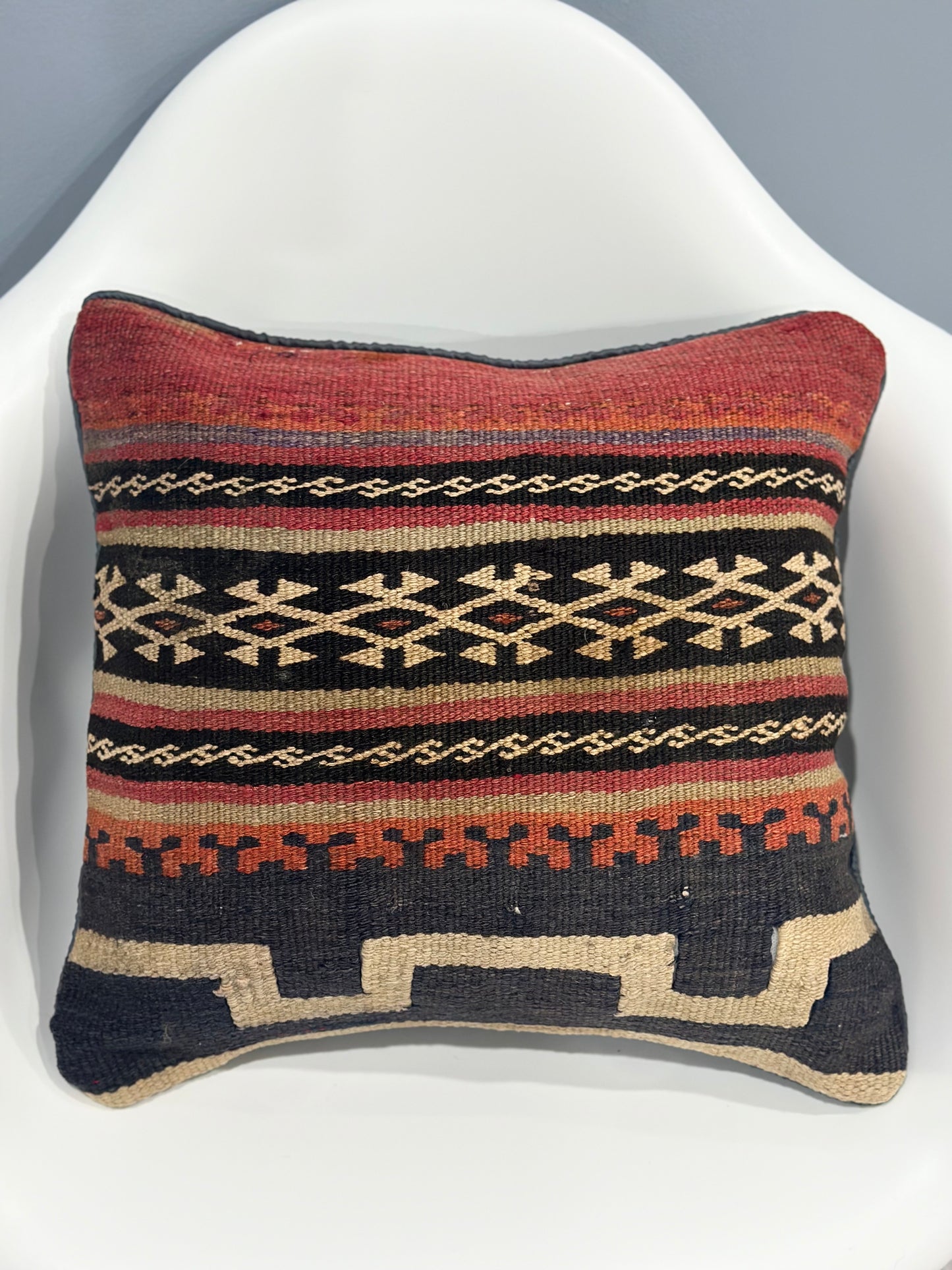 Traditional Kilim Cushion Cover | 45 CM x 45 CM AF#22