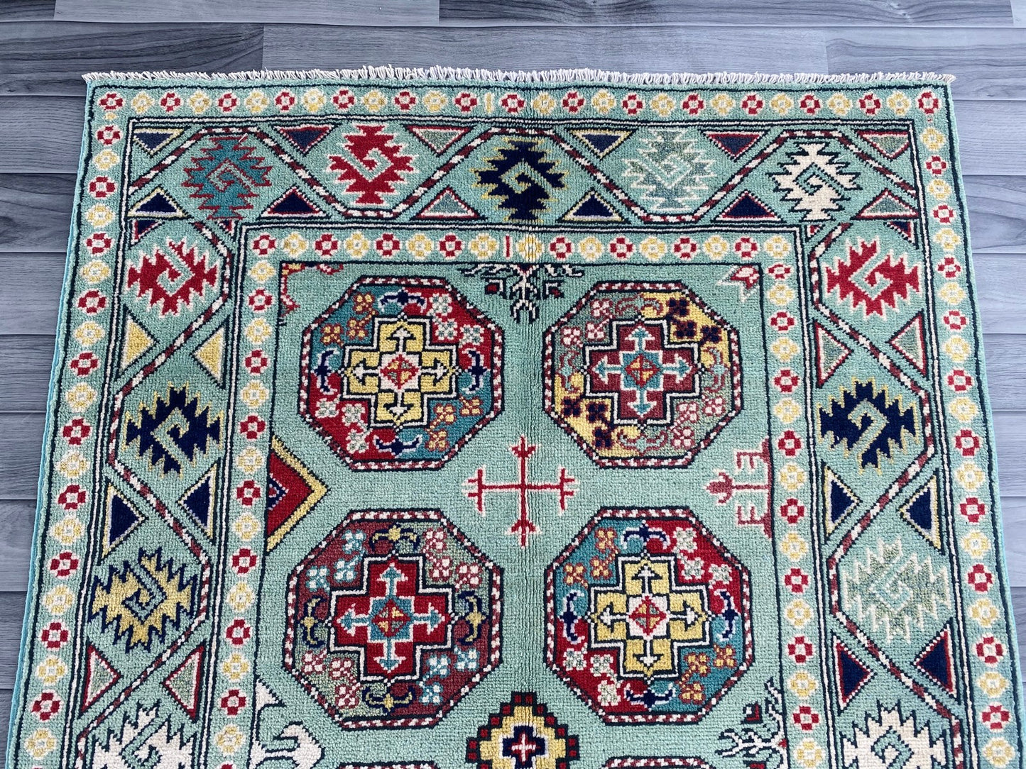 Handmade Traditional Kazak Rug 151 CM x 105 CM ( SS#114)