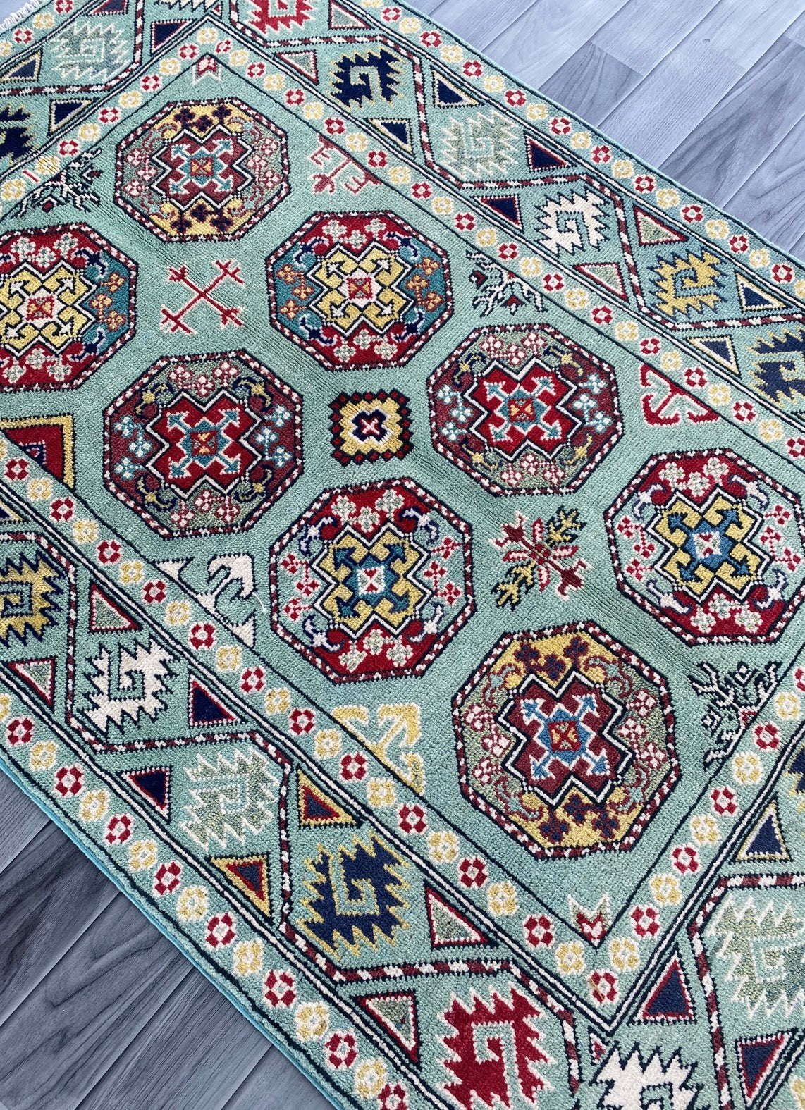 Handmade Traditional Kazak Rug 151 CM x 105 CM ( SS#114)