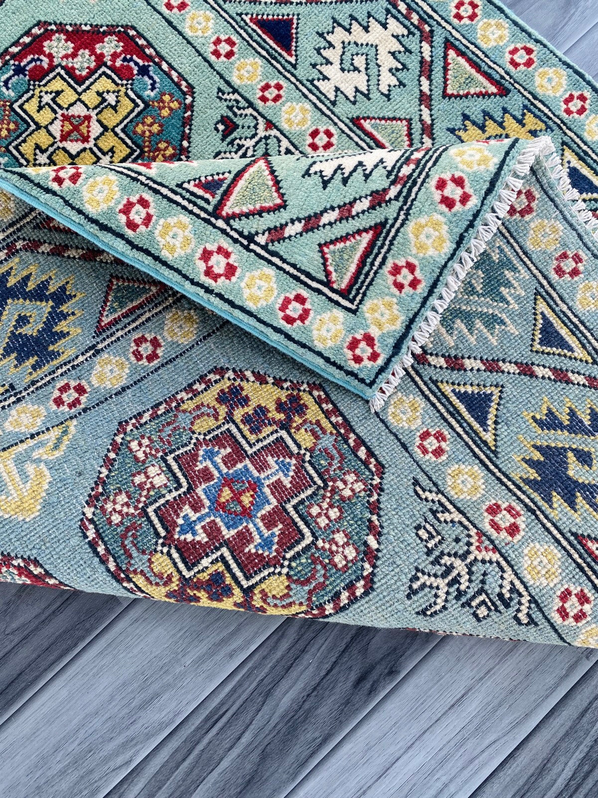 Handmade Traditional Kazak Rug 151 CM x 105 CM ( SS#114)