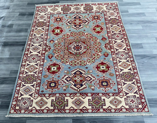 Handmade Traditional Kazak Rug  195 CM x 150 CM ( SS#111)