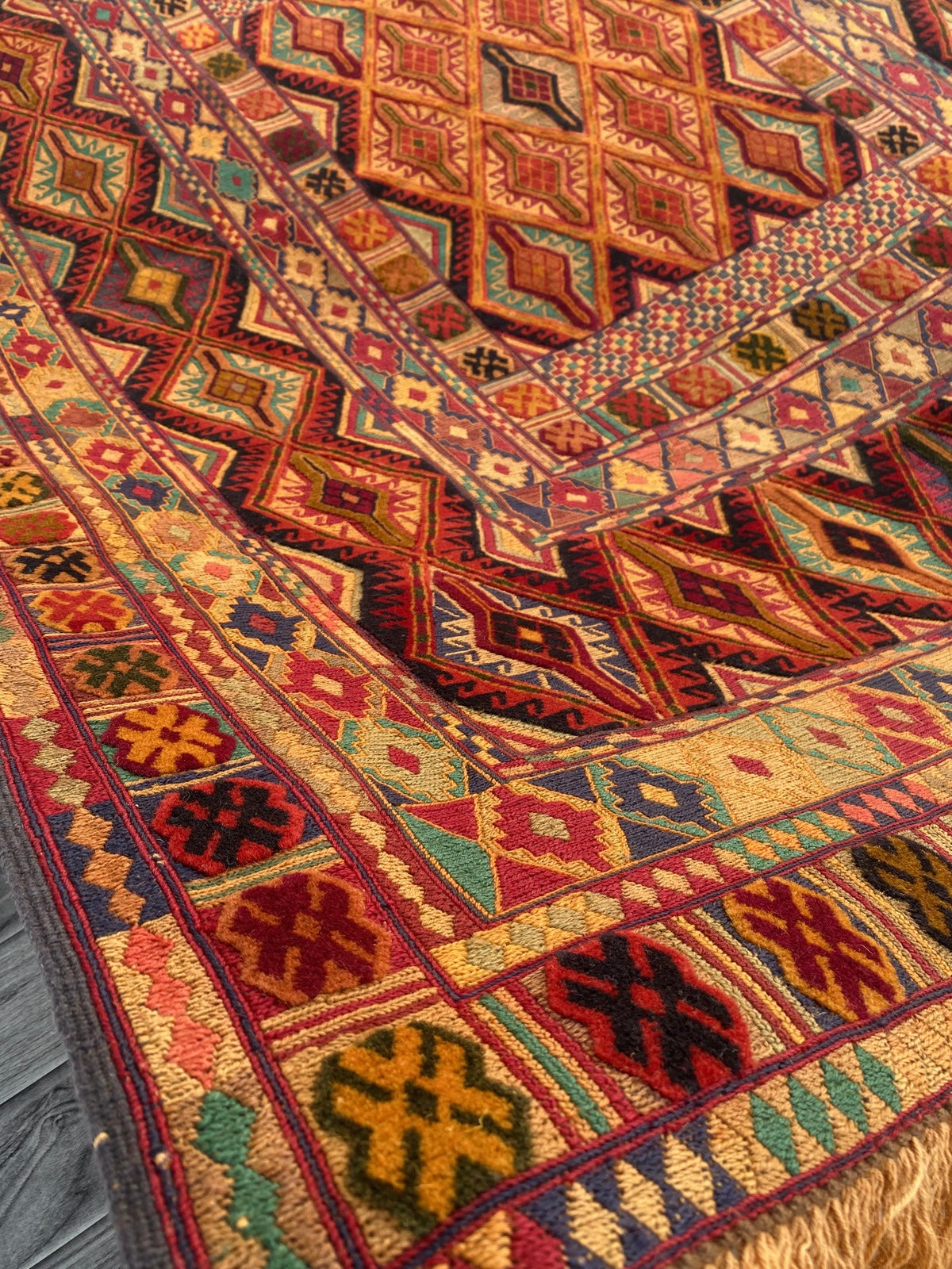 Handmade Fine Quality Meshwani Rug 195 CM x 150 CM ( SS#108)