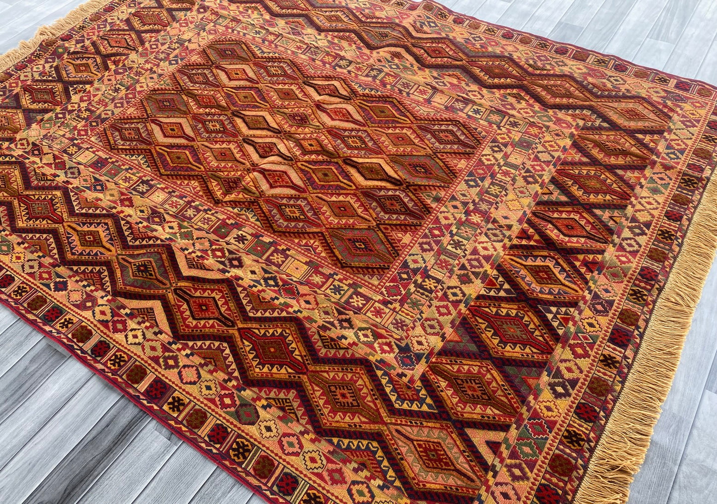 Handmade Fine Quality Meshwani Rug 225 CM x 175 CM ( SS#107)