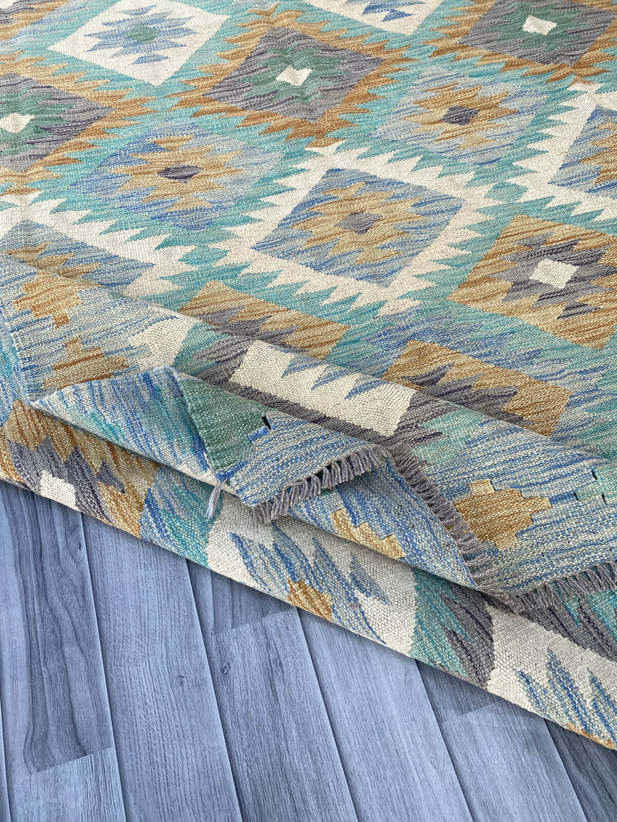 Handmade Flat Weave Kilim Rug  244 cm x 168 cm  SK#1115