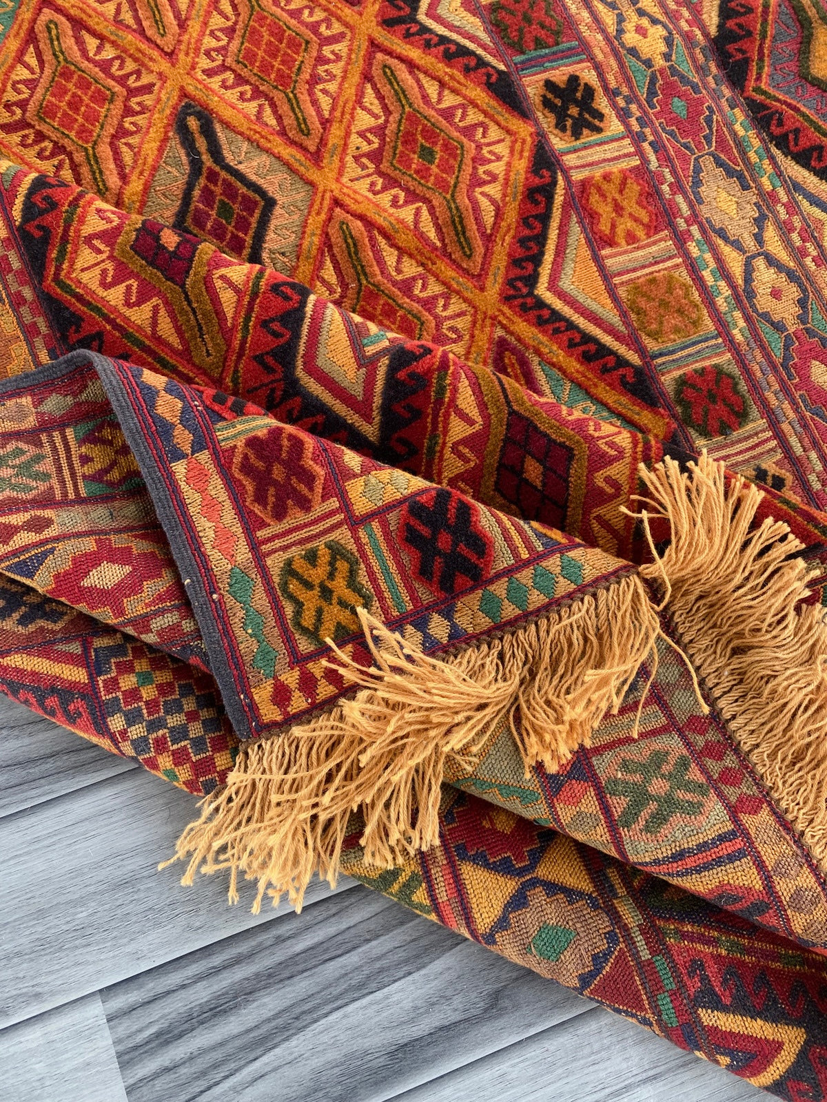Handmade Fine Quality Meshwani Rug 195 CM x 150 CM ( SS#108)