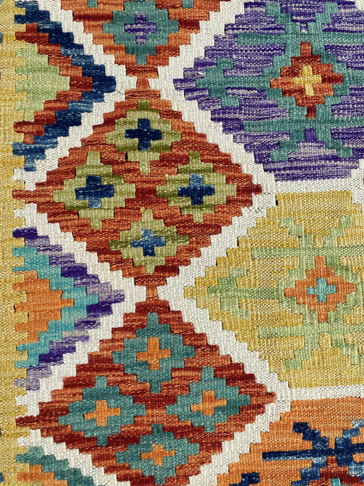 Handmade Afghan Chobi Kilim Rug 120x80 cm KAS#768