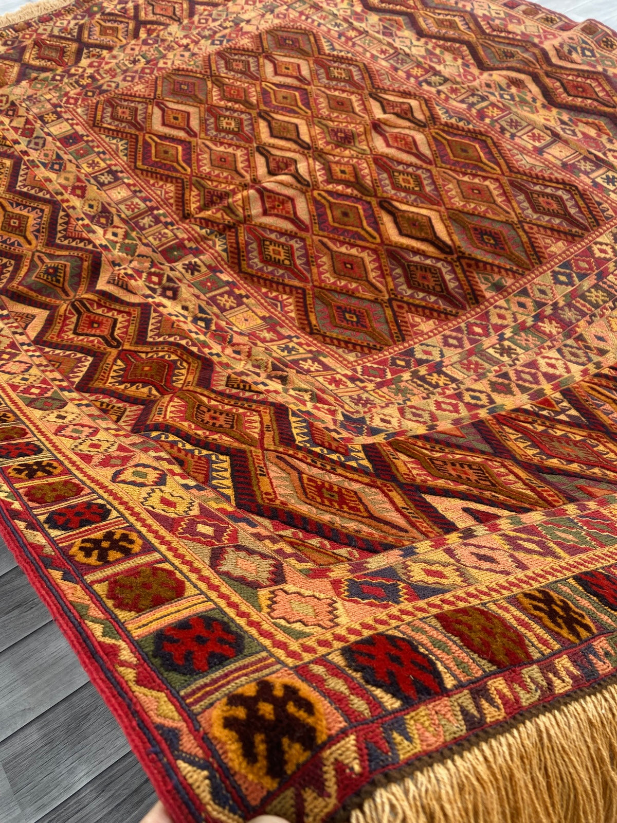 Handmade Fine Quality Meshwani Rug 225 CM x 175 CM ( SS#107)