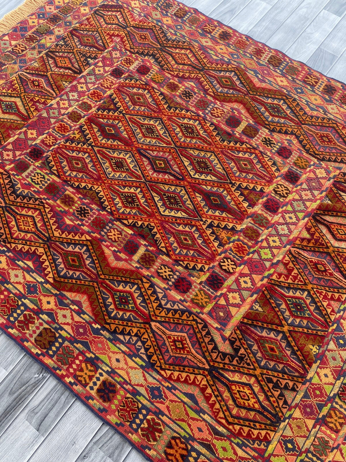 Handmade Fine Quality Meshwani Rug 190 CM x 150 CM ( SS#109)