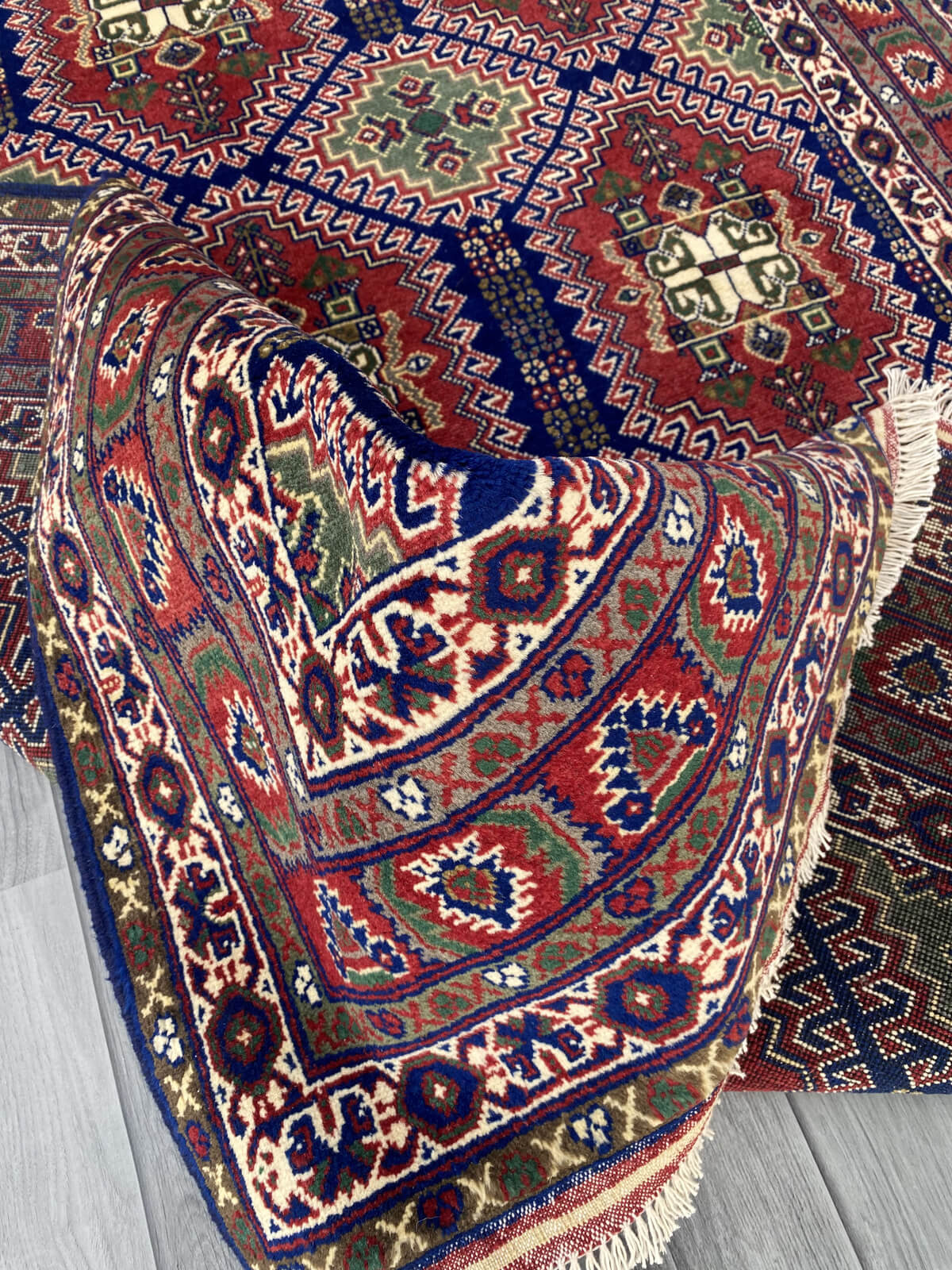 Handmade Traditional Wool Rug 205 cm x 153 cm   SK#1119