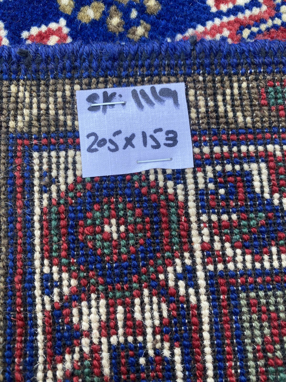 Handmade Traditional Wool Rug 205 cm x 153 cm   SK#1119