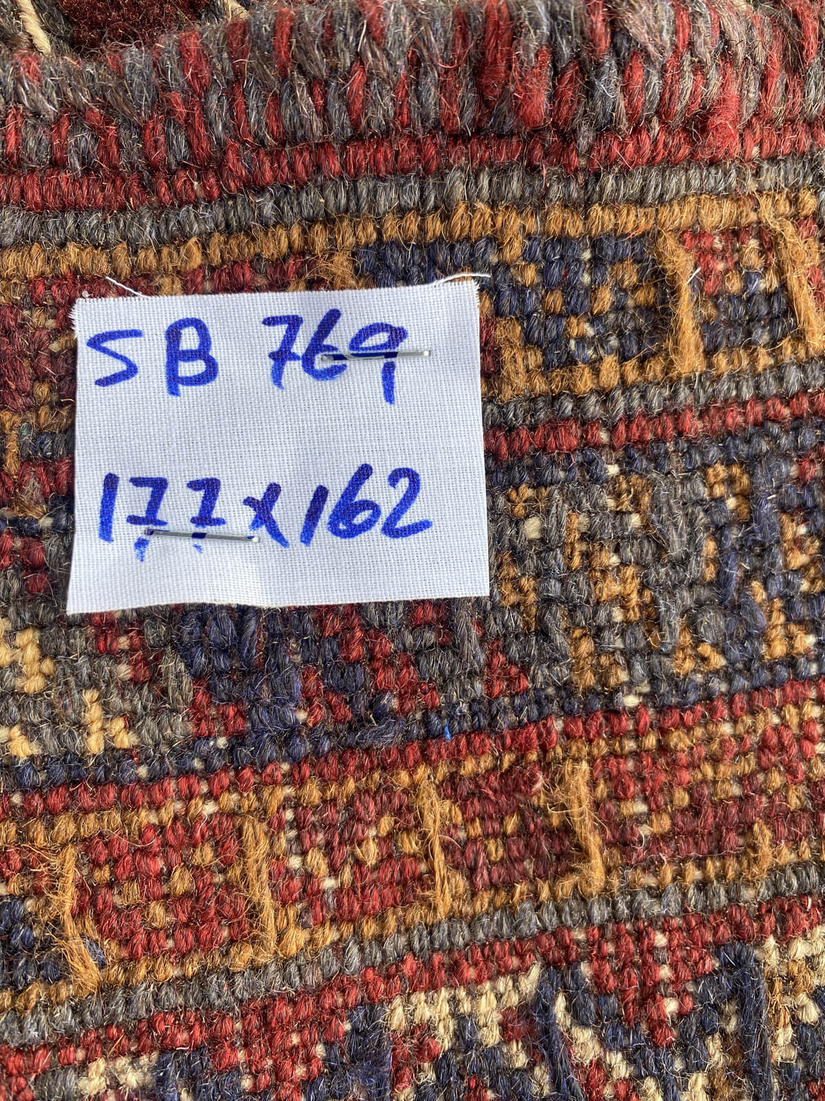 Handmade Afghan Tribal Meshwani Rug 177x162 cm KAS#769