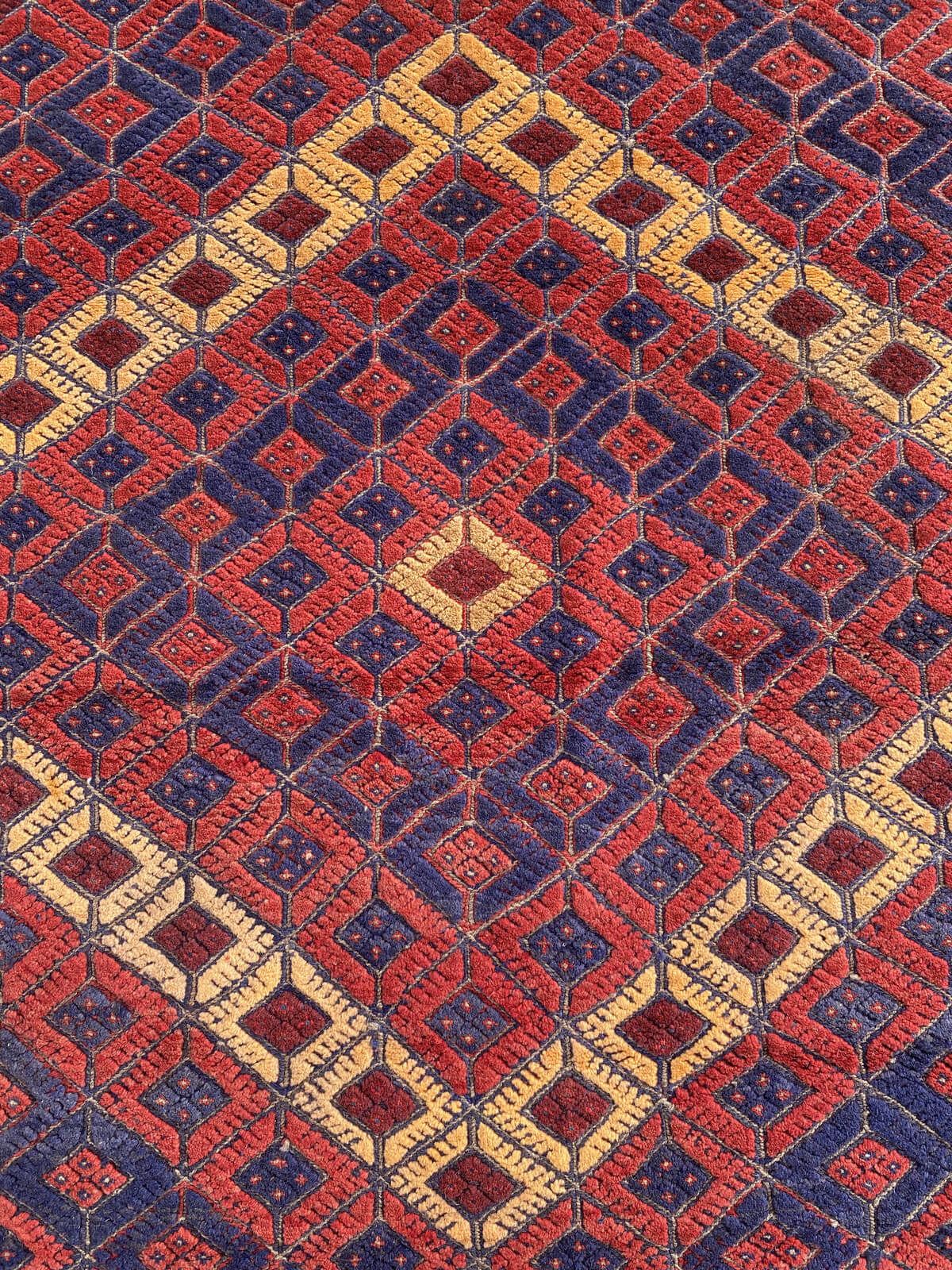 Handmade Afghan Tribal Meshwani Rug 190x158 cm KAS#776