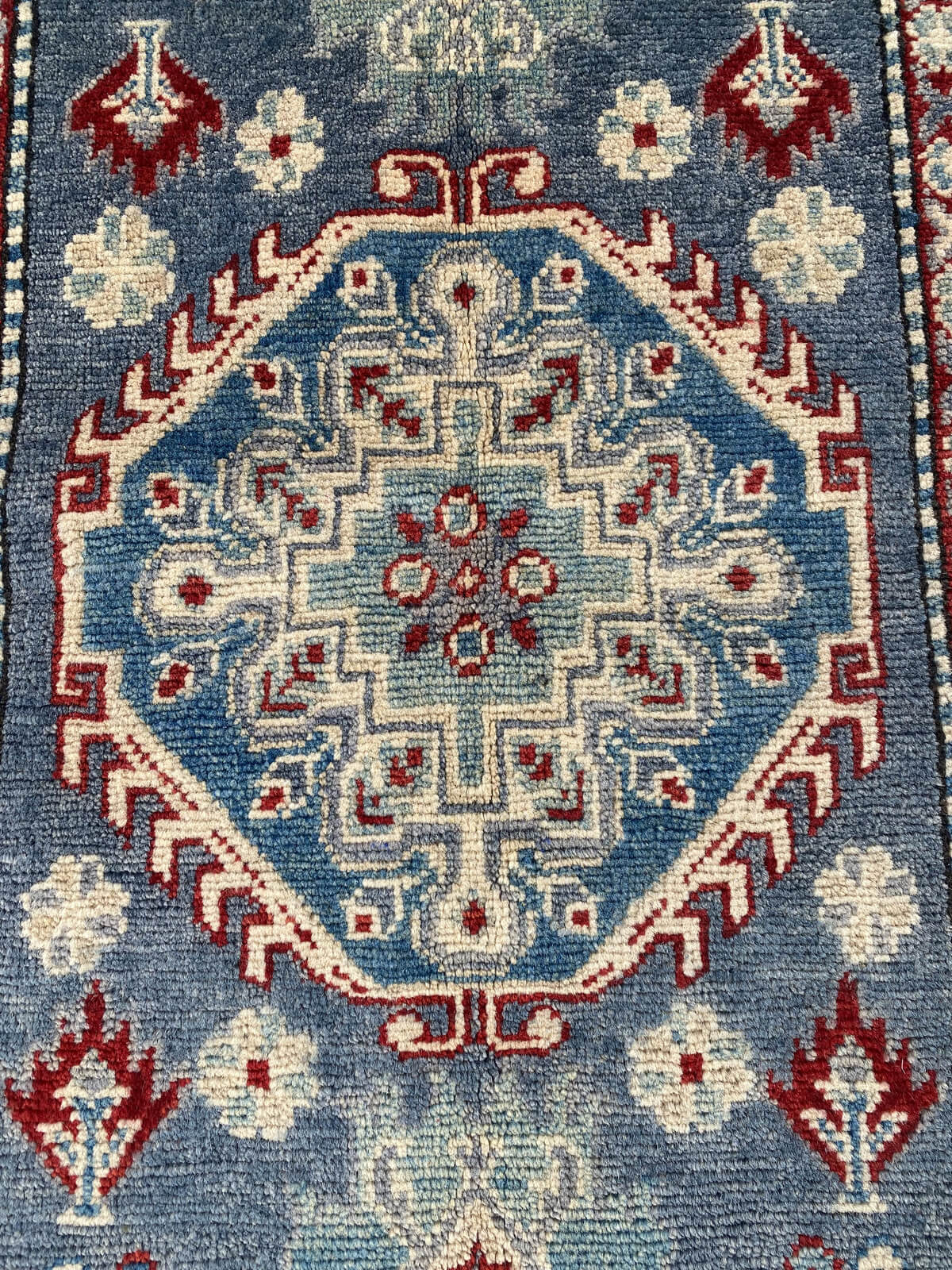 Handmade Traditional Kazak Runner Rug 301 cm x 82 cm SK#1125