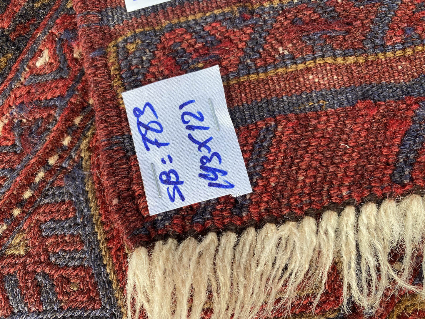 Handmade Afghan Tribal Meshwani Rug 143x121 cm KAS#783