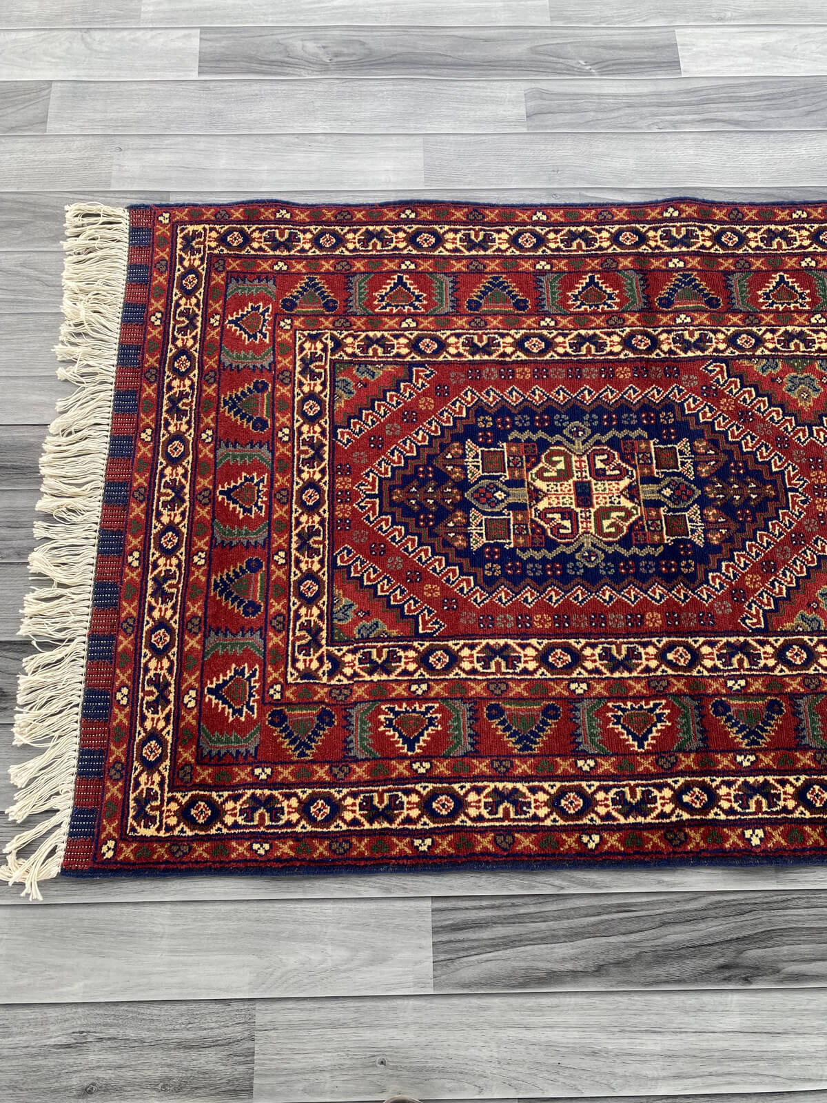 Handmade Traditional Runner Rug 307 cm x 90 cm SK#1132