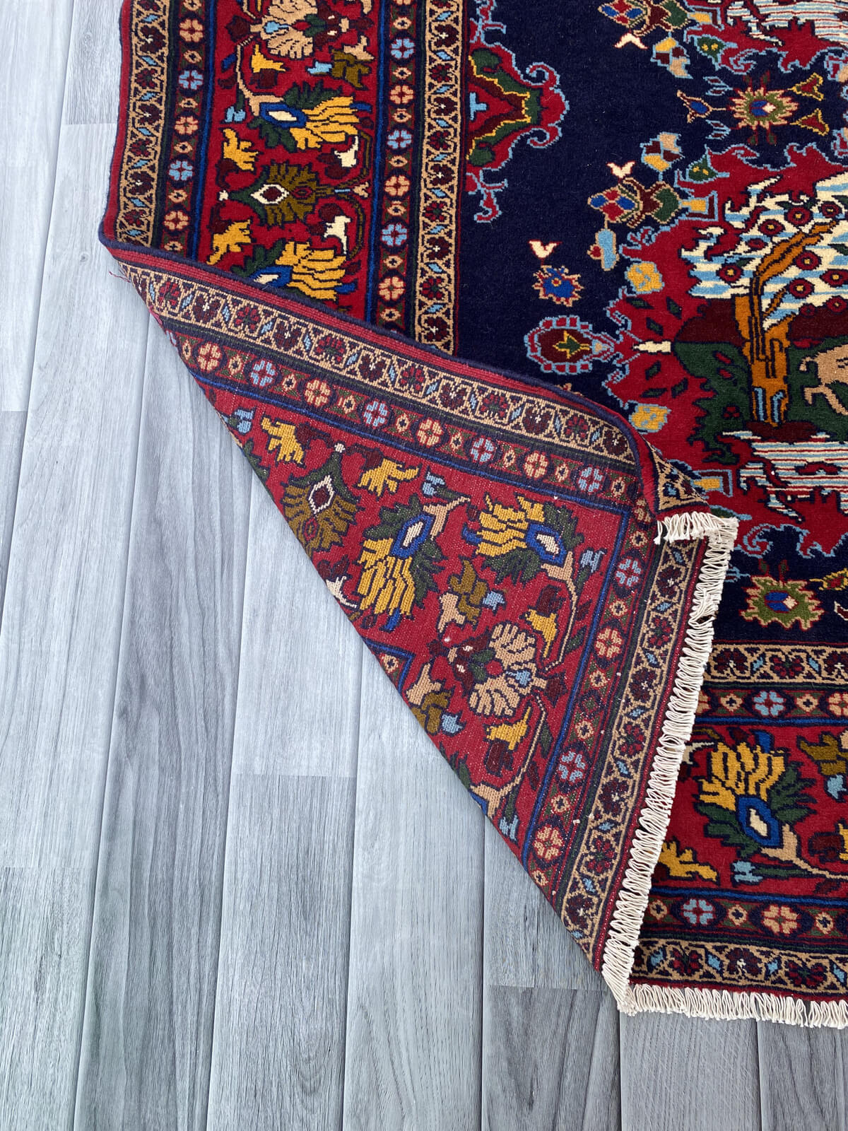 Handmade Afghan Balochi Rug 195x132 cm KAS#793