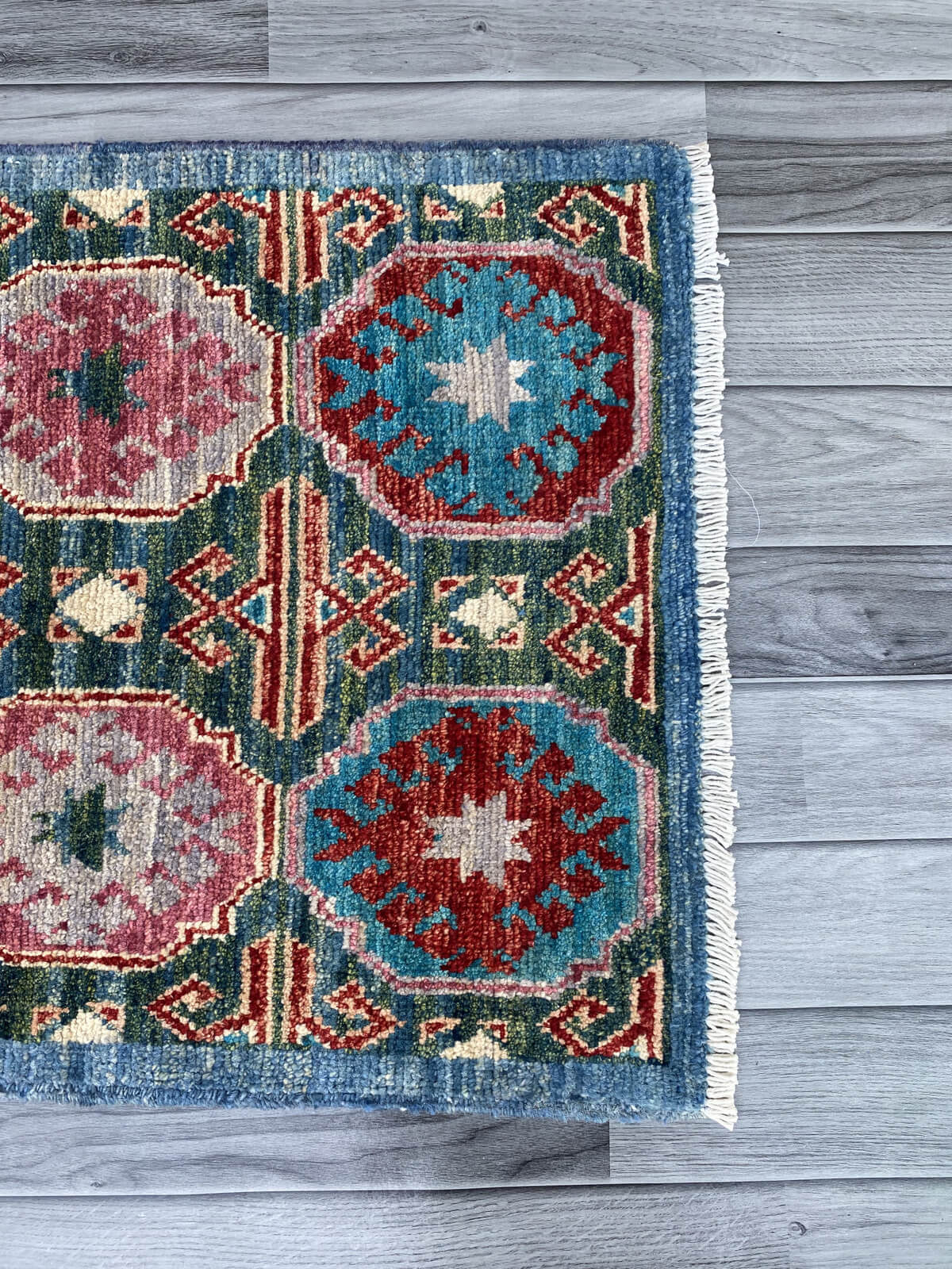 Handmade Afghan Chobi Rug 93x57 cm KAS#794