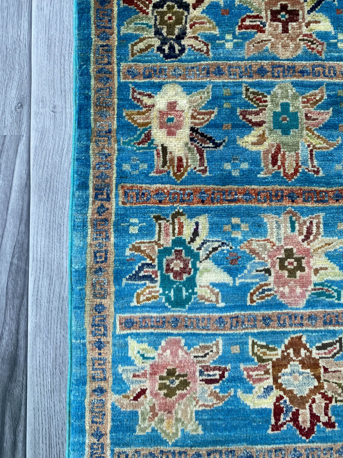 Handmade Afghan Chobi Rug 100x53 cm KAS#795