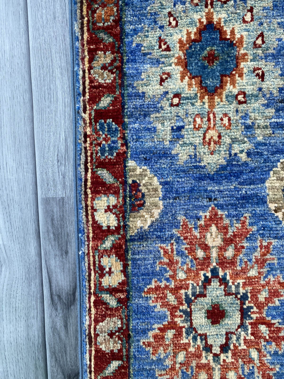 Handmade Afghan Chobi Rug 86x56 cm KAS#796