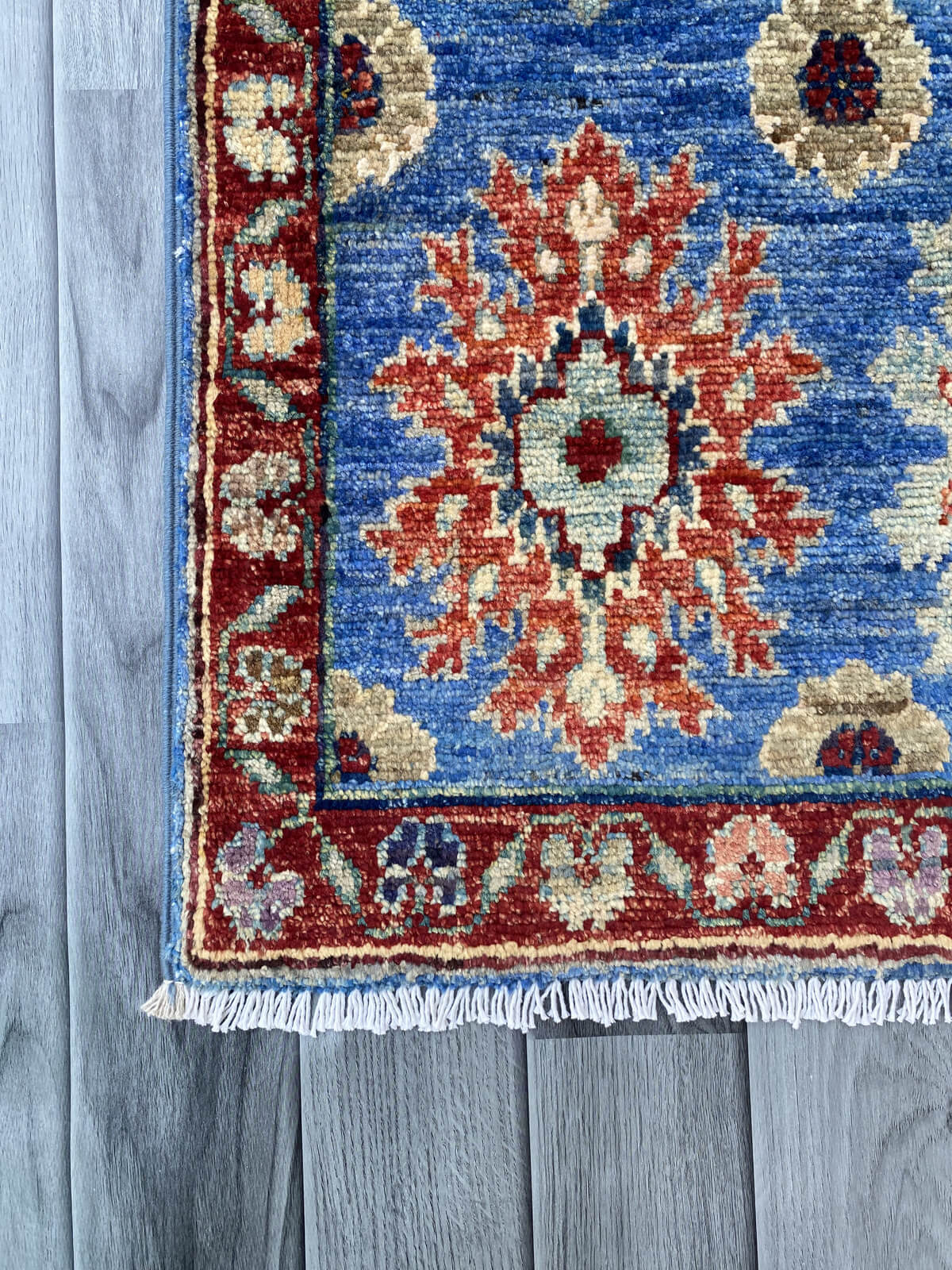 Handmade Afghan Chobi Rug 86x56 cm KAS#796