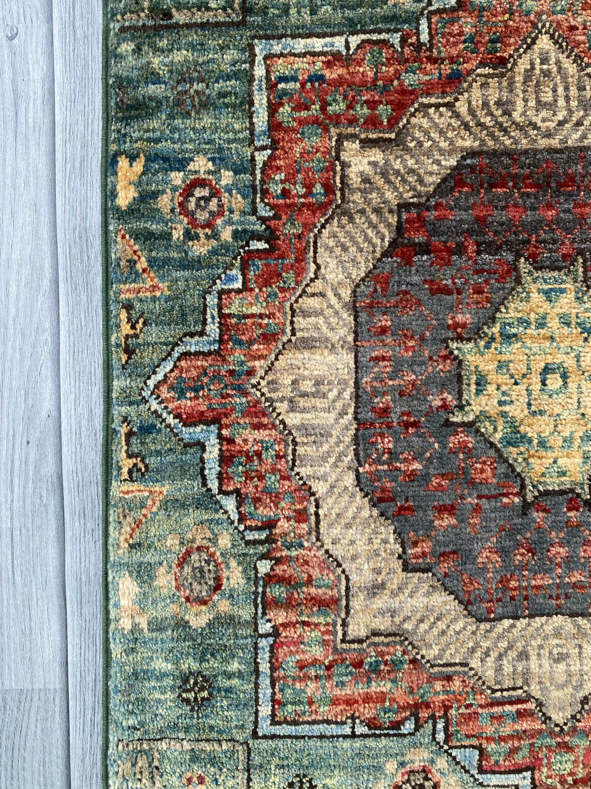 Handmade Afghan Chobi Rug 91x56 cm KAS#801
